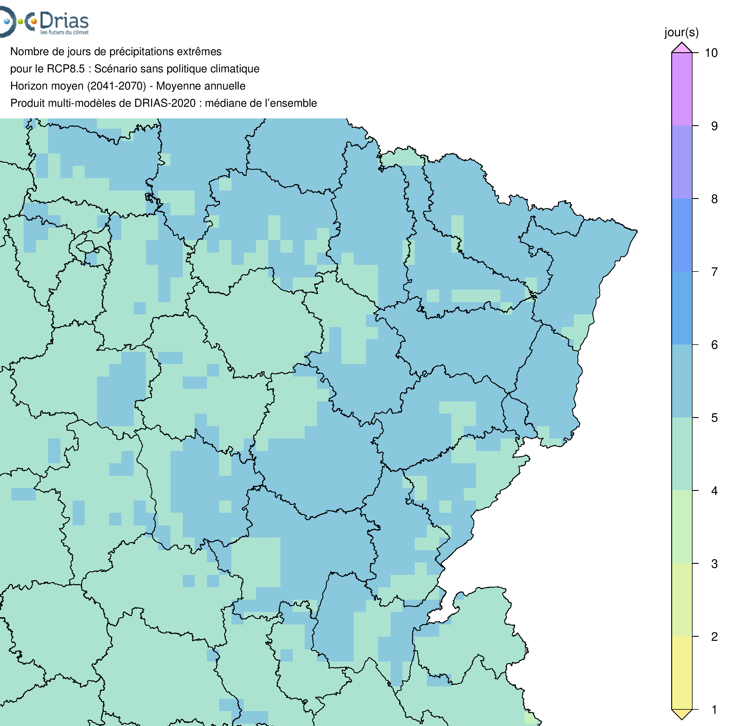 Hausse précipitations extrêmes changement climatique