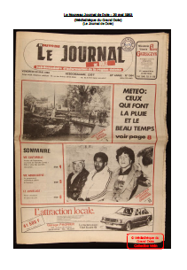 Retour sur la crue du Doubs de fin mai 1983