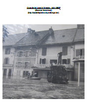 Crue de la Loue à Ornans – juin 1953