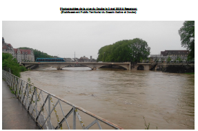 Photographies de la crue du Doubs le 3 mai 2015 à Besançon