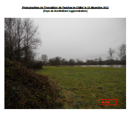 Photographies de l'inondation de Fesches-le-Châtel le 18 décembre 2012