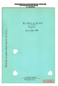 Photographies de la crue du Doubs des 16 et 17 février 1990 sur la commune d'Avanne-Aveney