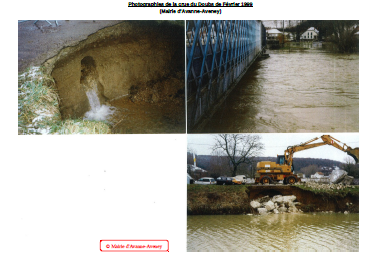 Photographies de la crue du Doubs de Février 1999