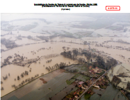 Inondations du Doubs de Tavaux à Longwy-sur-le-Doubs– février 1999