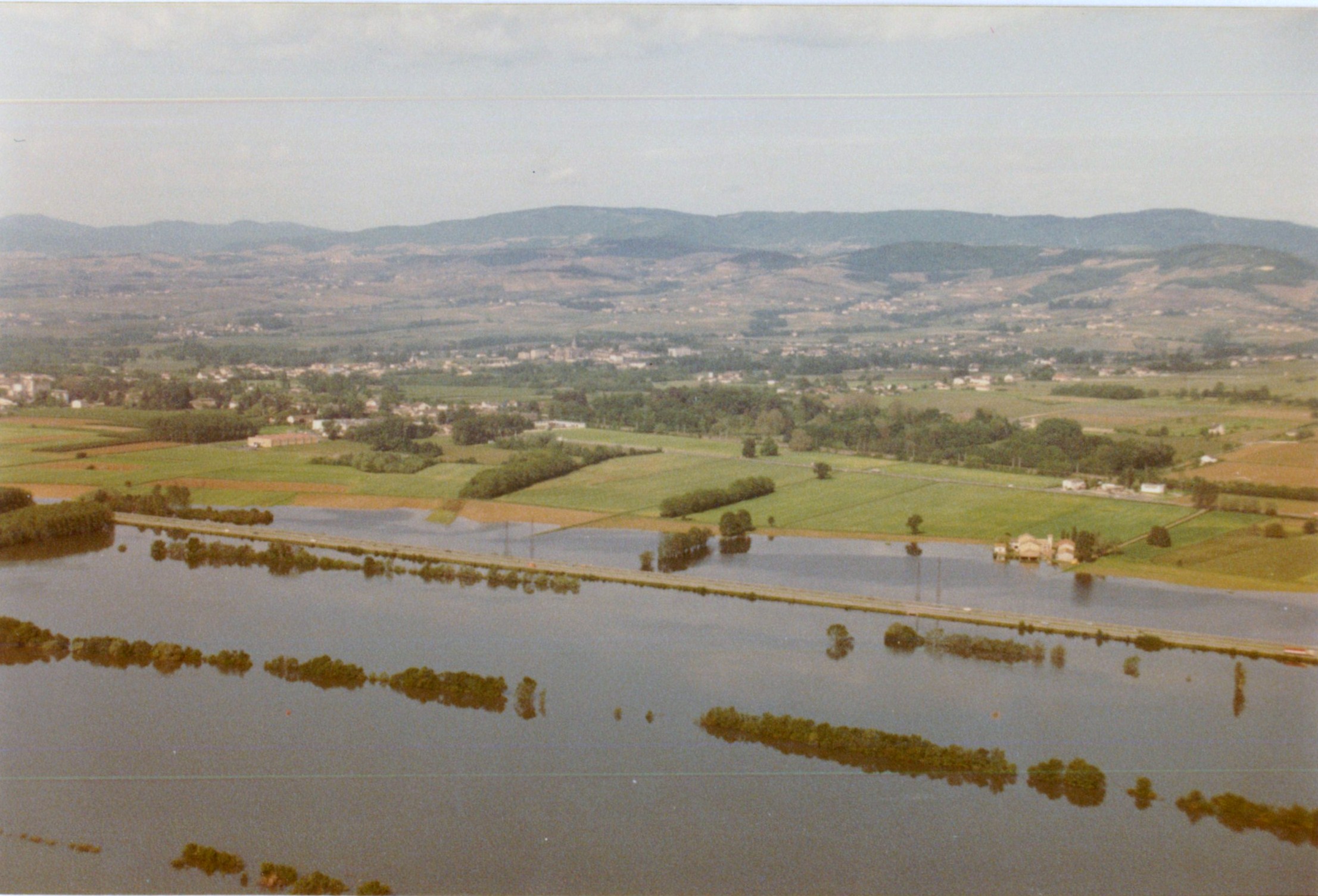 Crue de la Saône en 1983 à La Chapelle-de-Guinchay