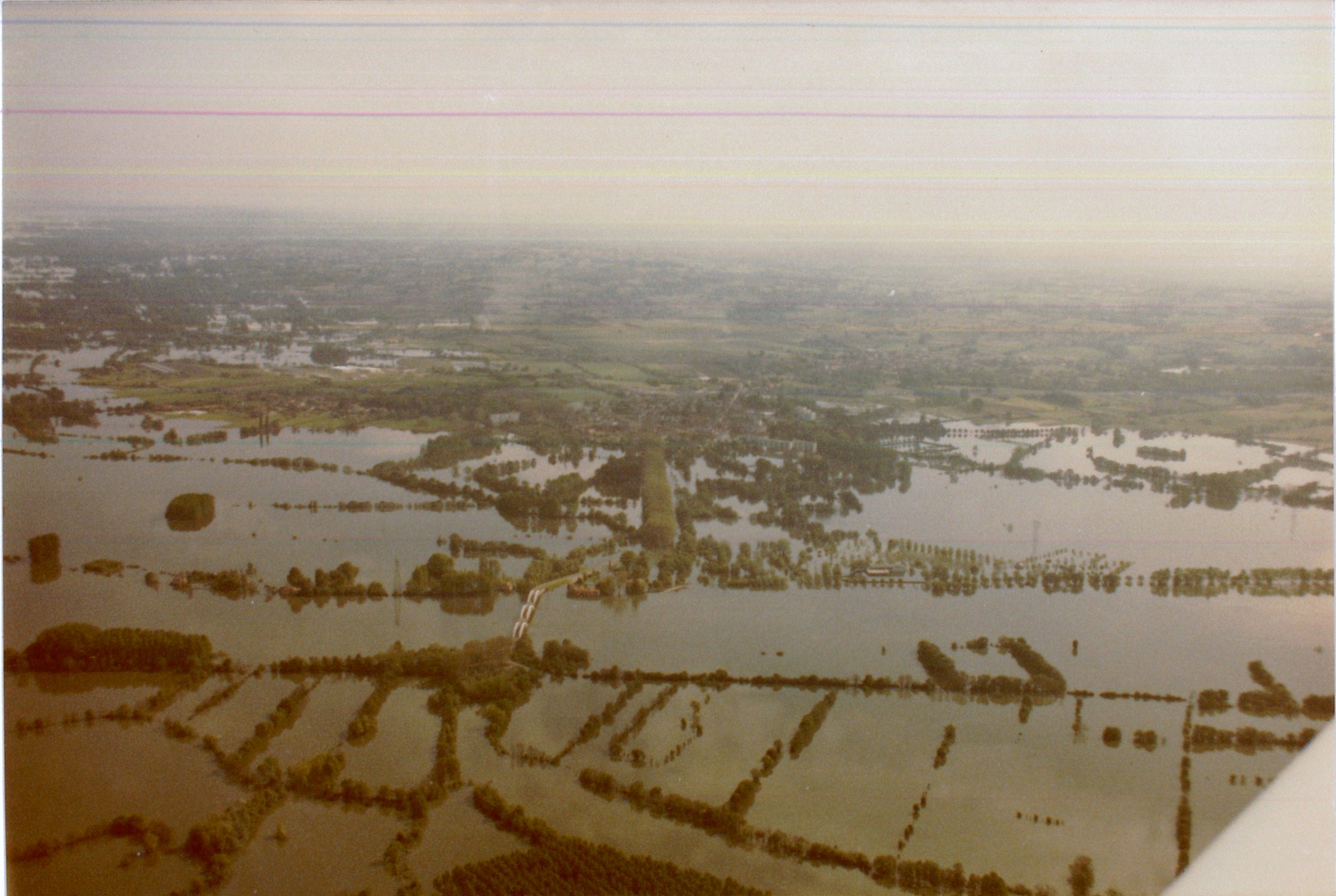 Crue de la Saône en 1983 à Dracé