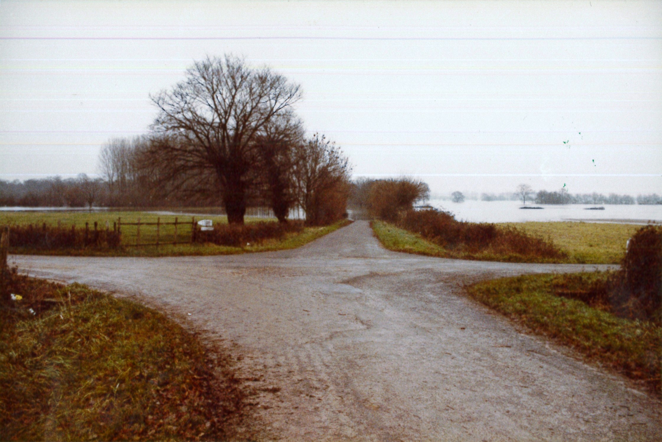 Crue de la Saône en 1981 à Boyer