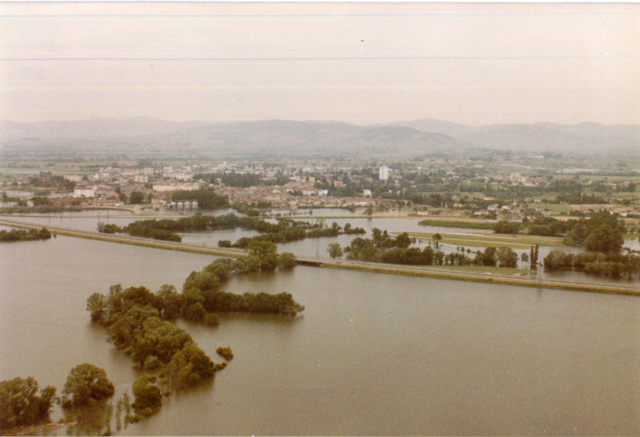 Crue de la Saône en 1983 à St Jean-d’Ardières