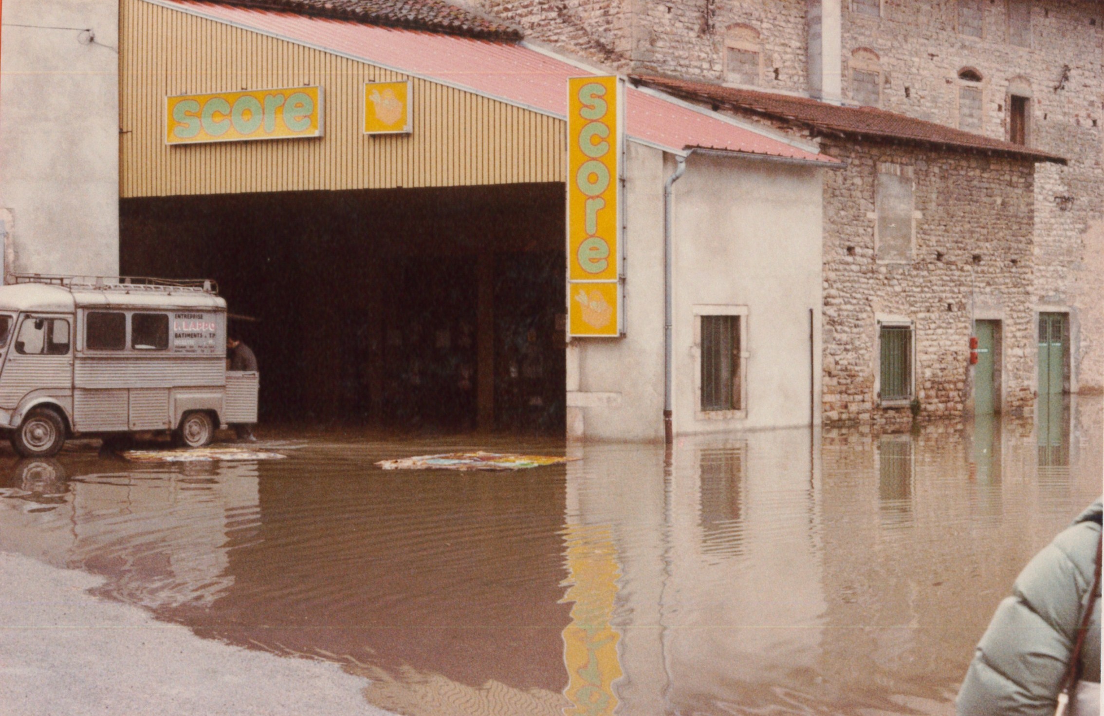 Crue de la Saône en 1981 à Pont-de-Vaux