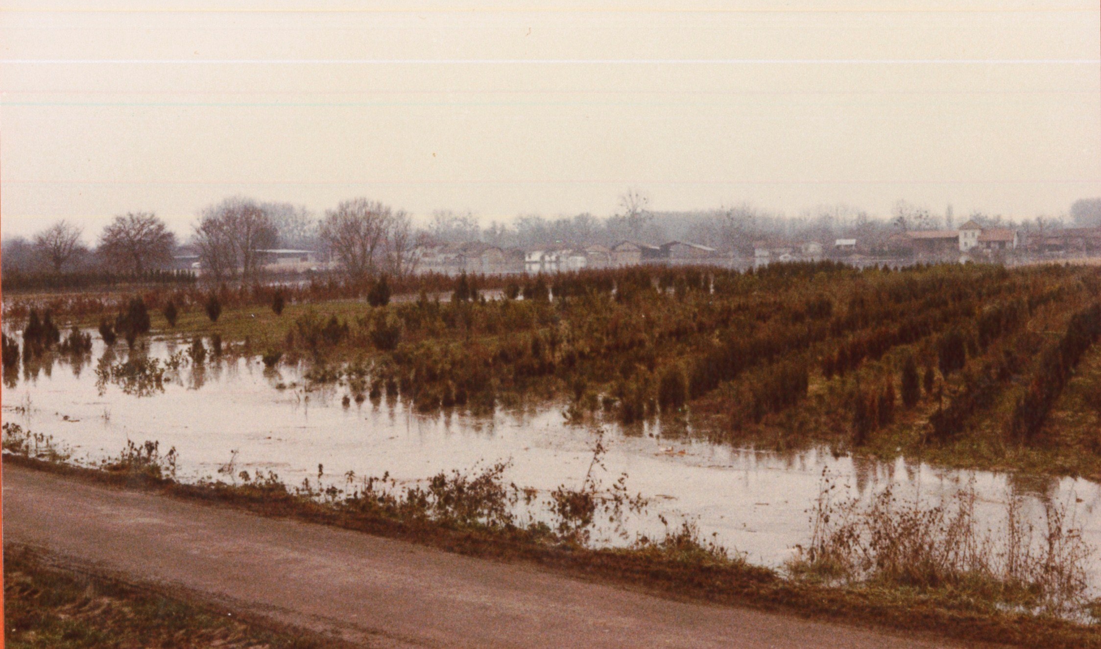 Crue de la Saône en 1981 à Replonges