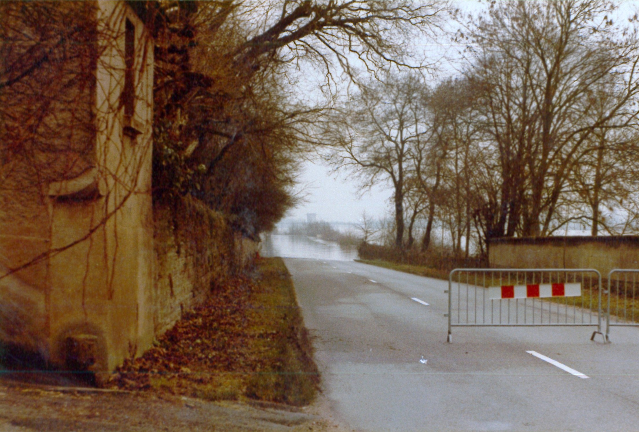 Crue de la Saône en 1981 à Fareins