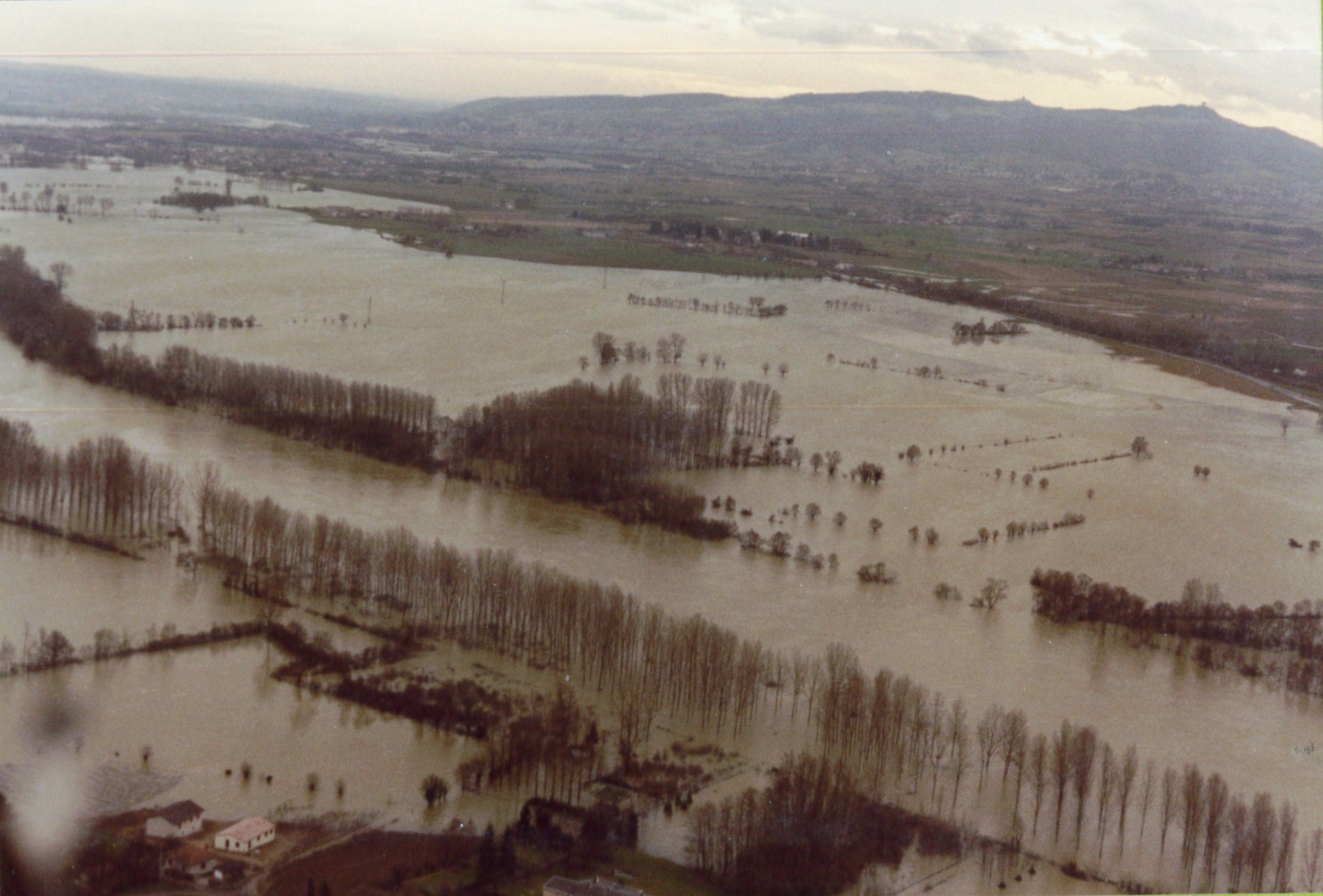 Crue de la Saône en 1981 à St Bernard