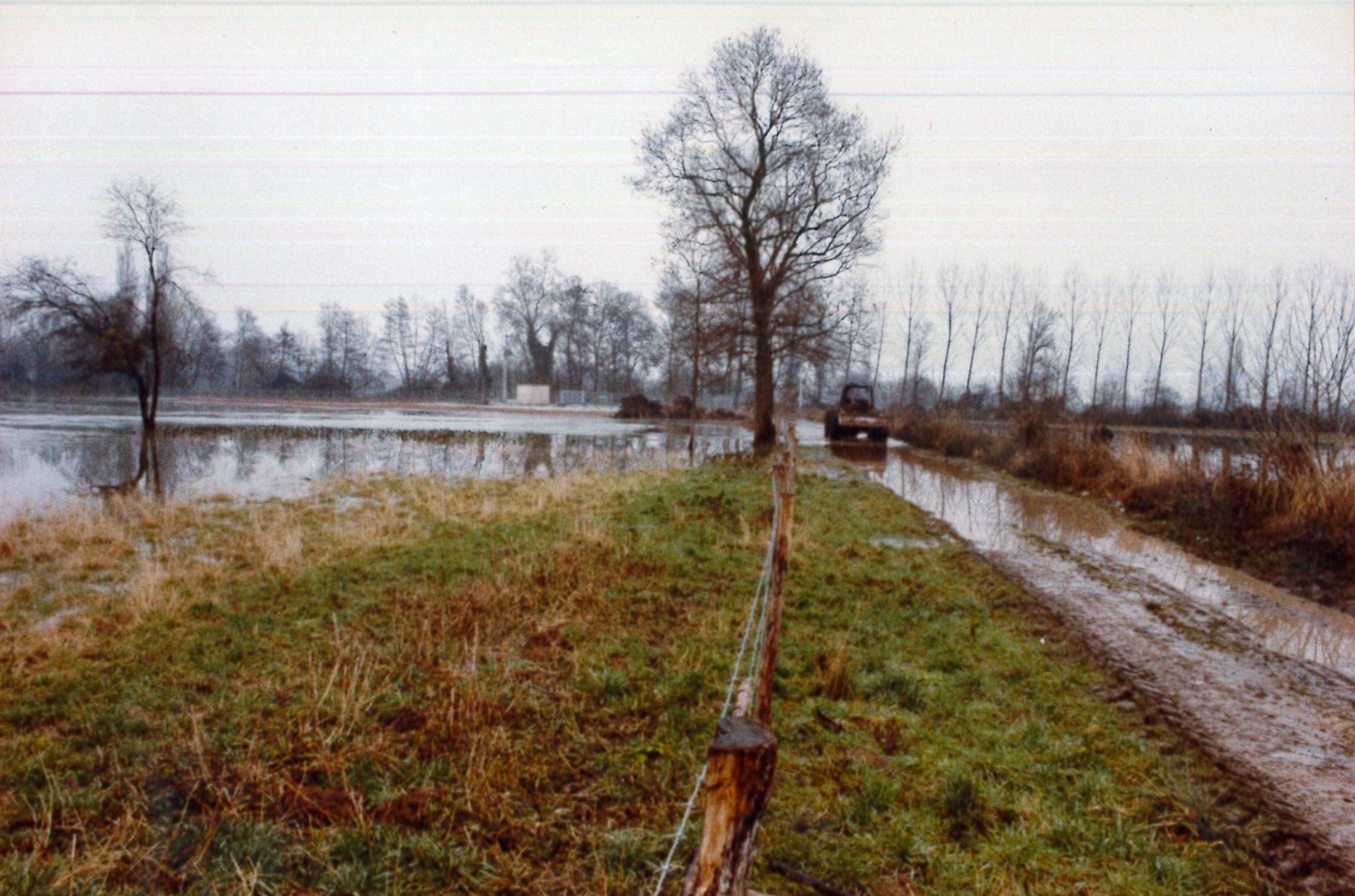 Crue de la Saône en 1981 à Montbellet