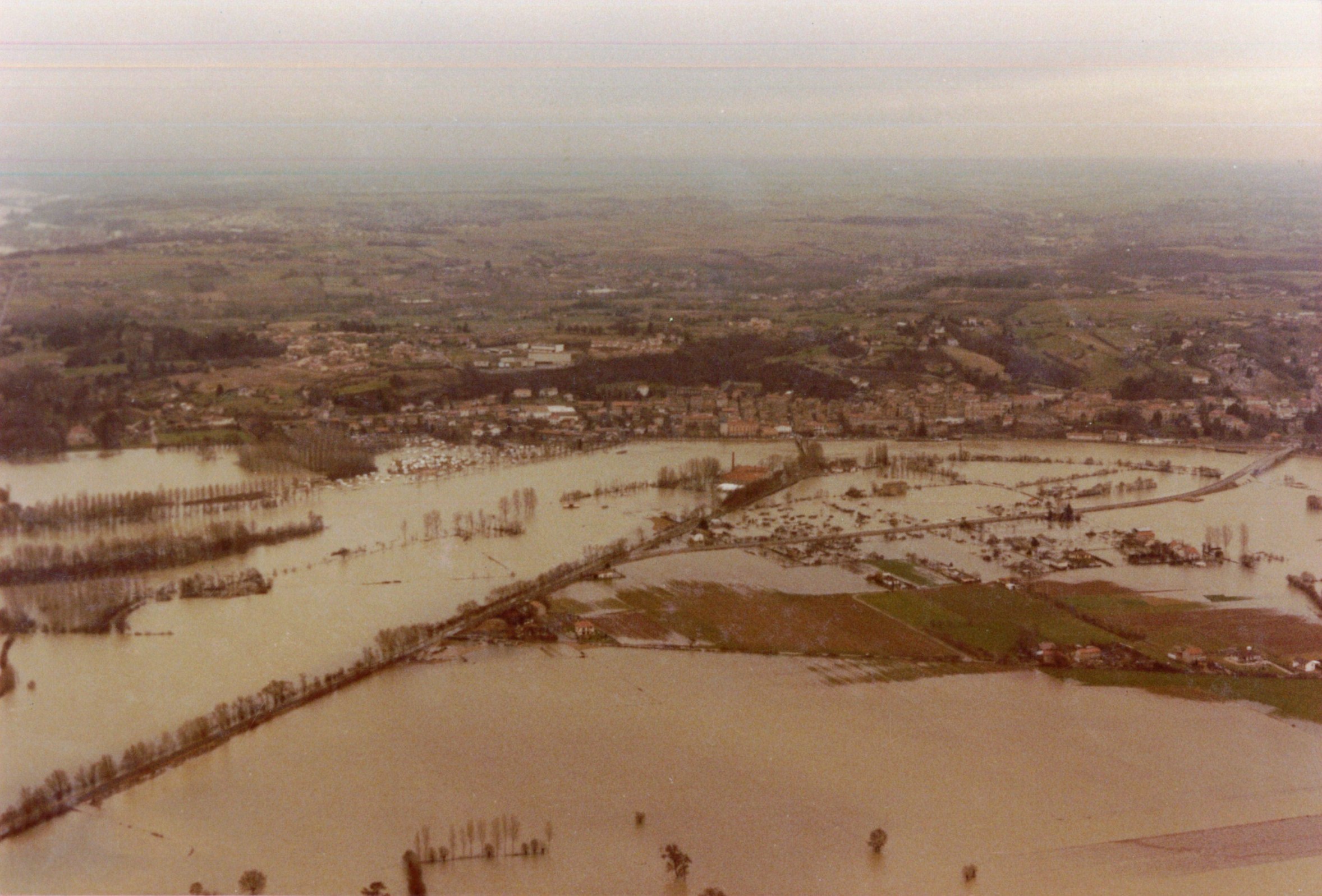 Crue de la Saône en 1981 à Quincieux