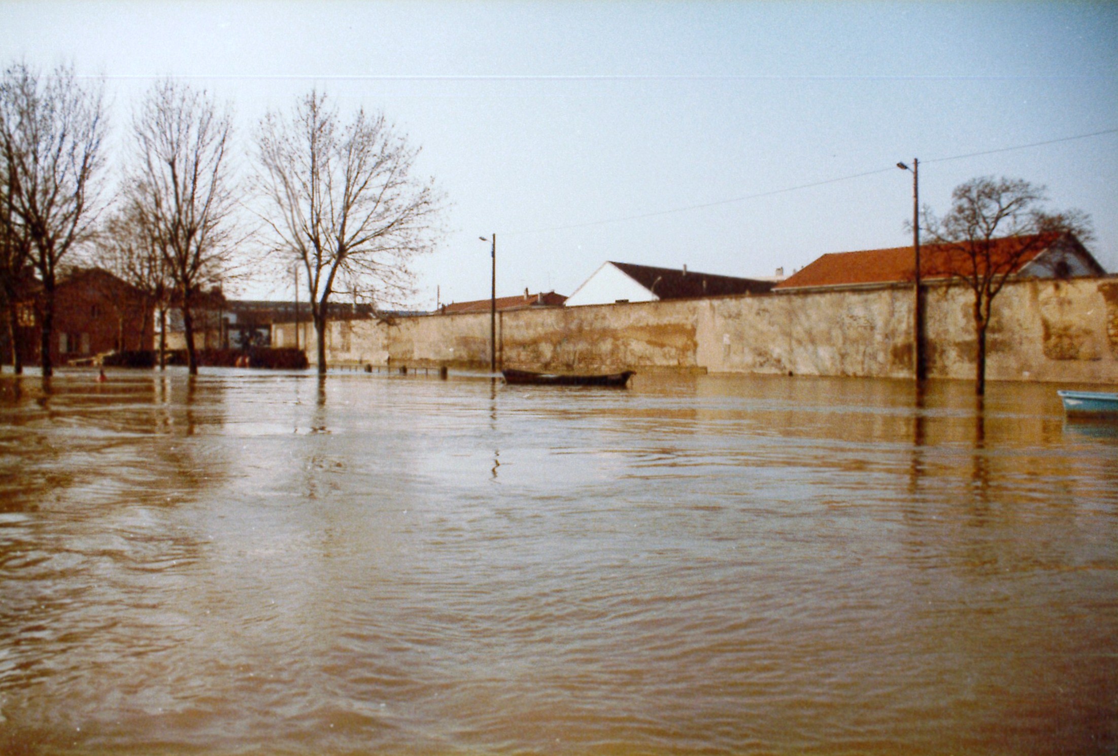 Crue de la Saône en 1982 à Mâcon