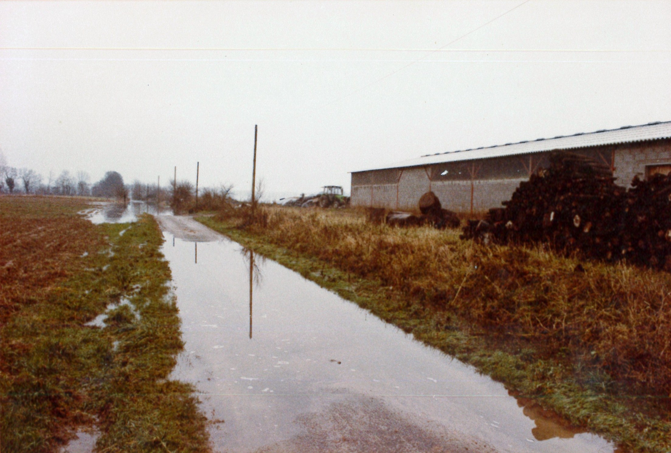 Crue de la Saône en 1981 à Montbellet