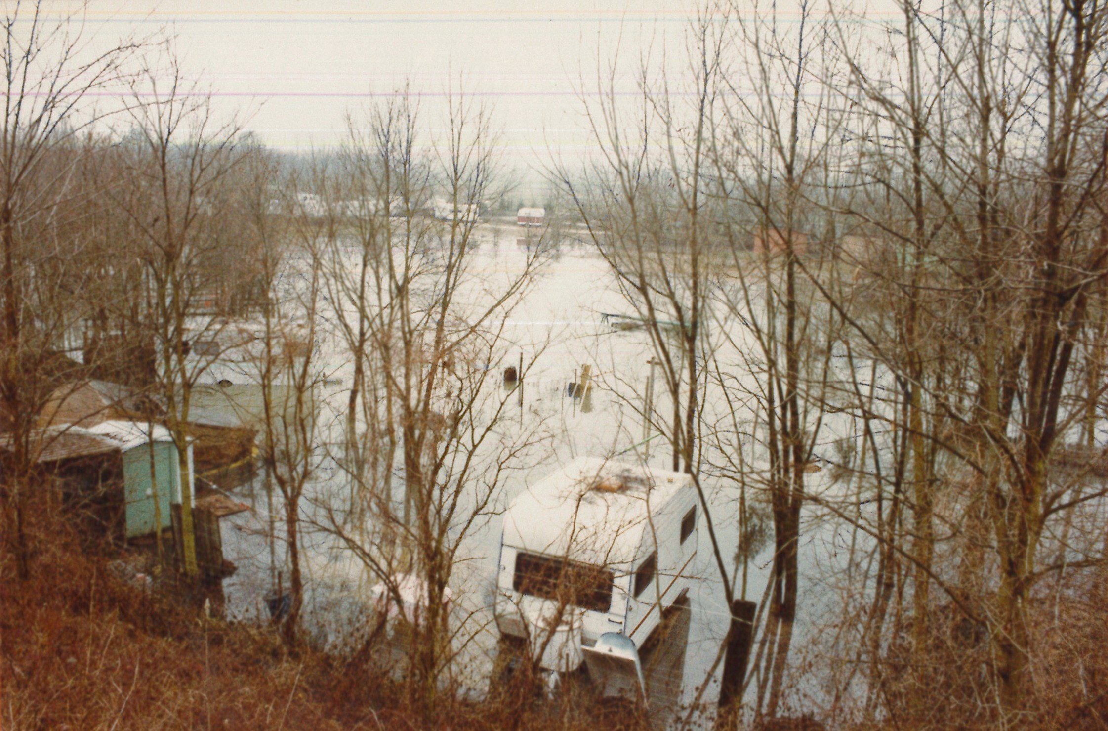 Crue de la Saône en 1981 à Montbellet