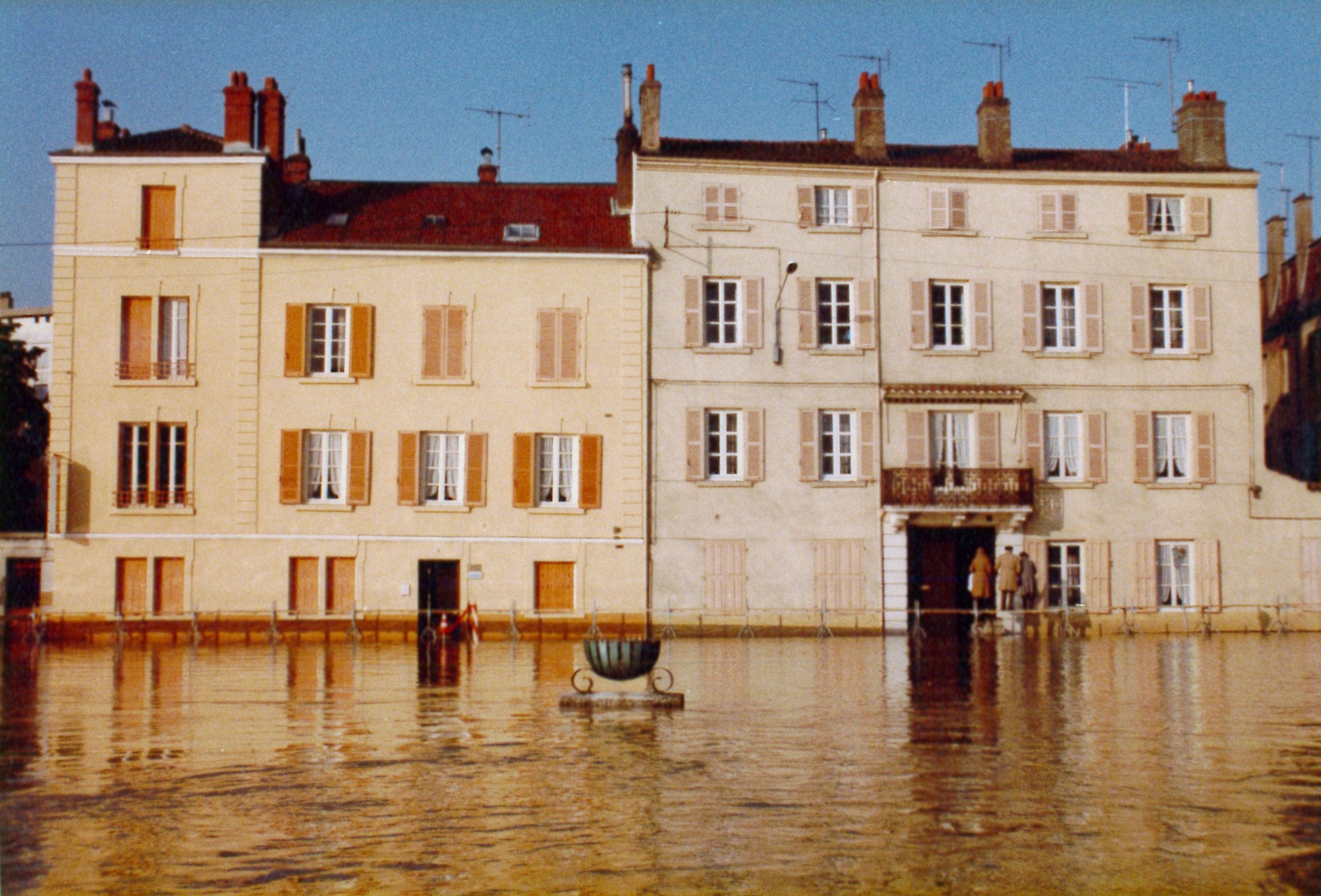 Crue de la Saône en 1982 à Mâcon