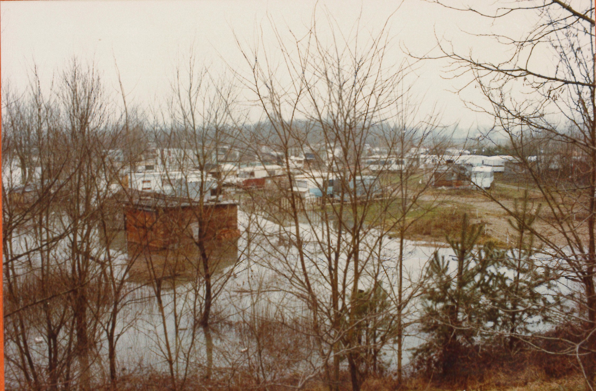 Crue de la Saône en 1981 à Montbellet