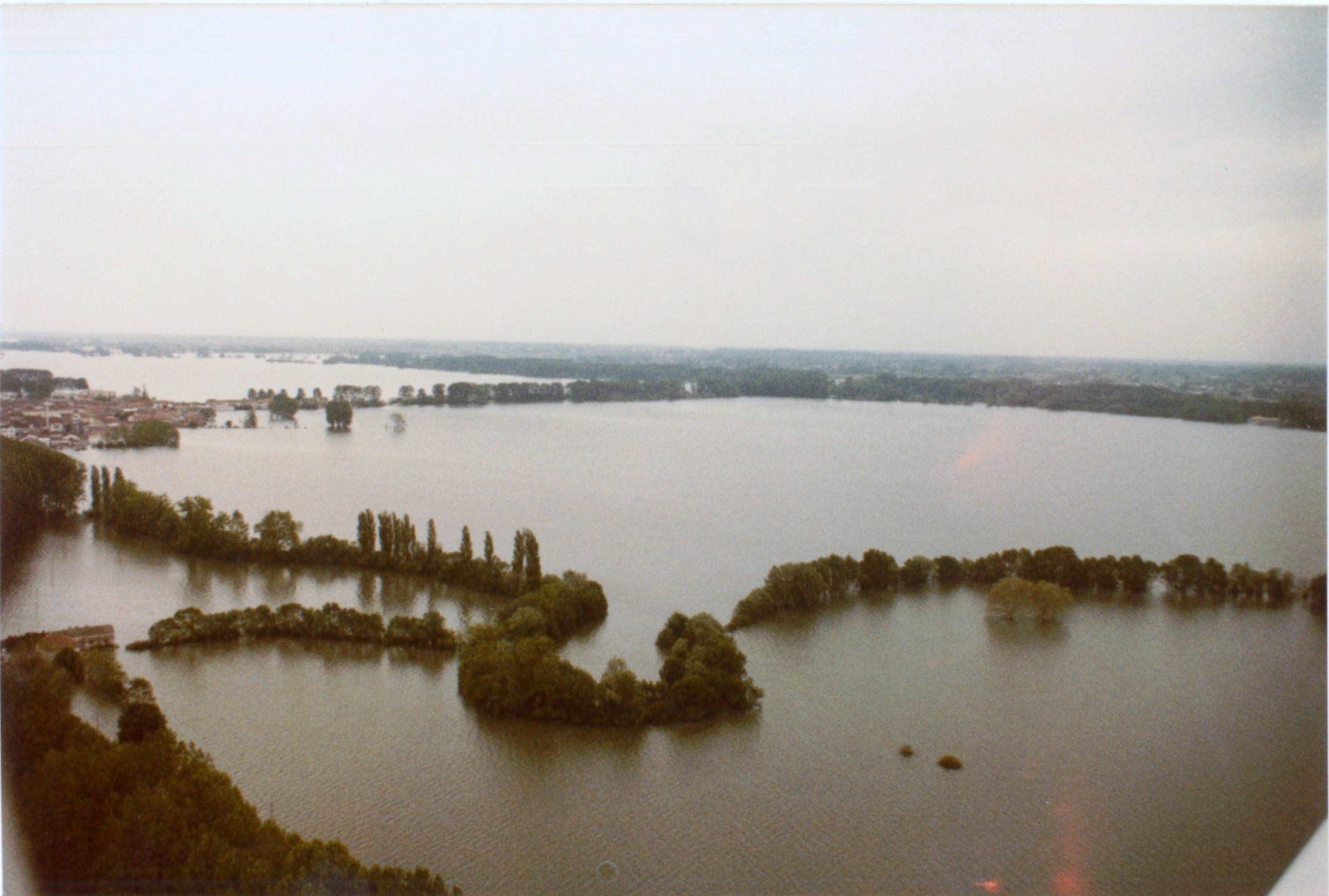 Crue de la Saône en 1983 à Grièges