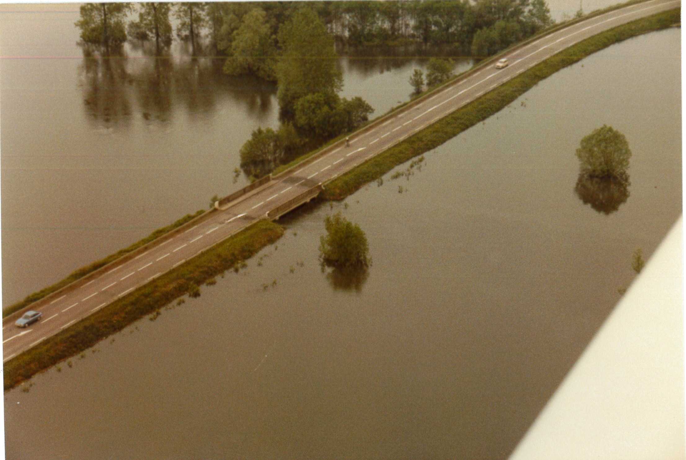 Crue de la Saône en 1983 à Lacrost