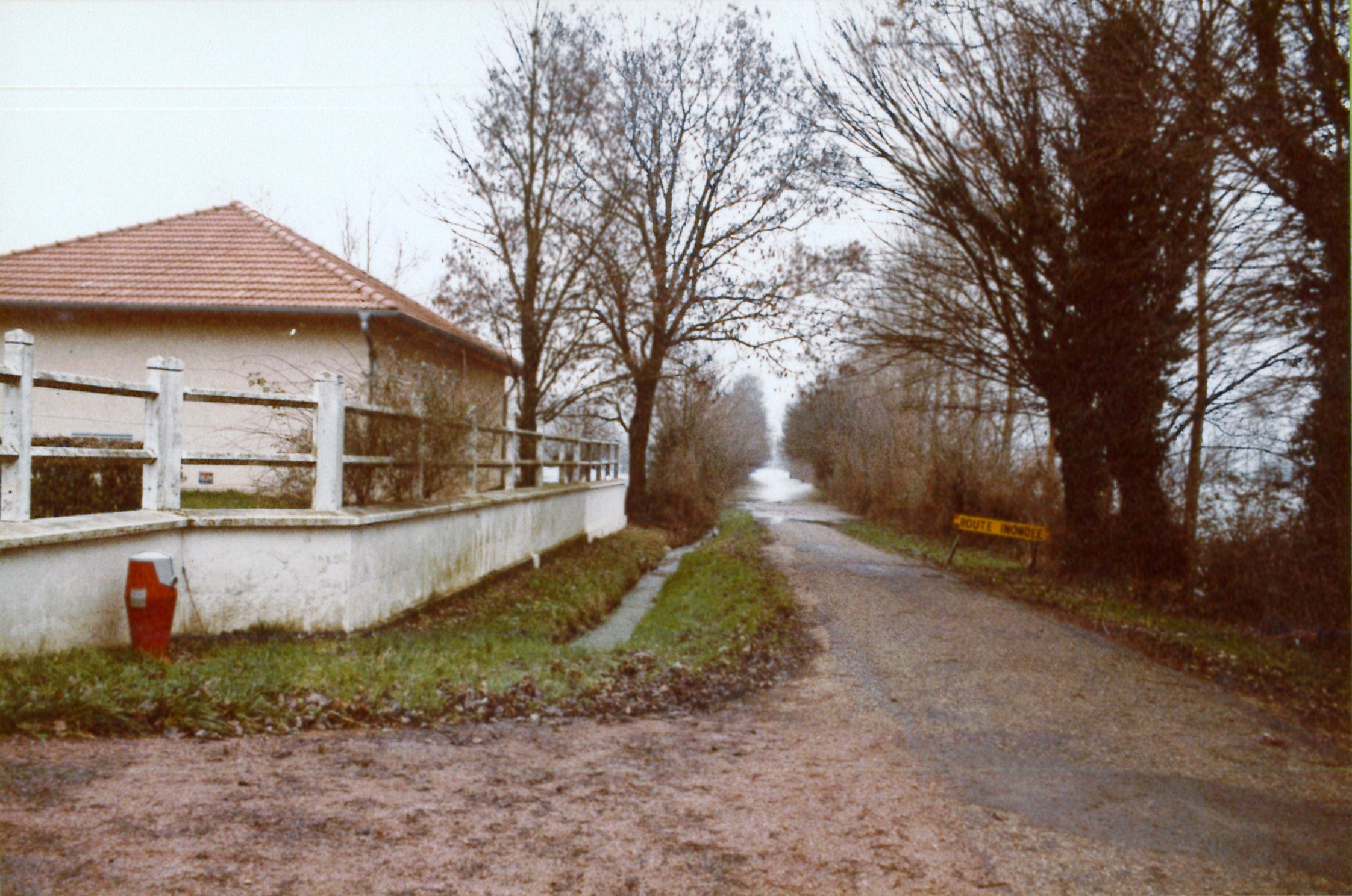 Crue de la Saône en 1981 à Tournus