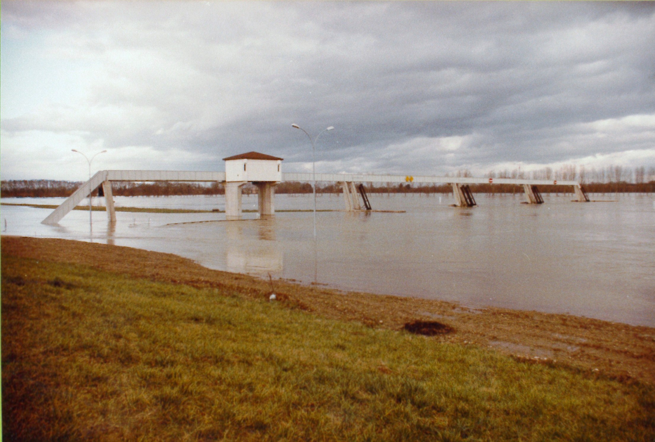 Crue de la Saône en 1982 à Dracé