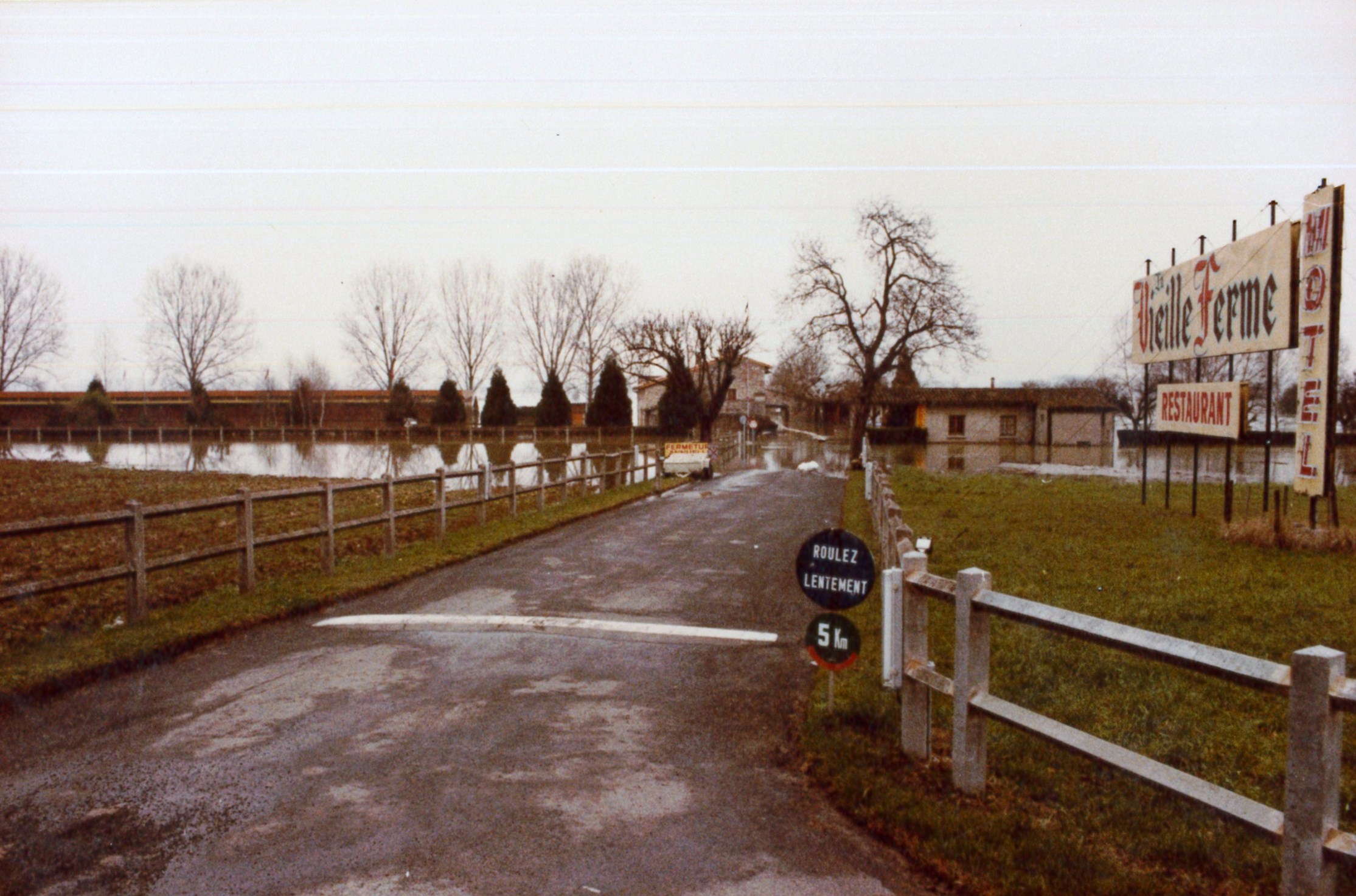 Crue de la Saône en 1981 à Sancé