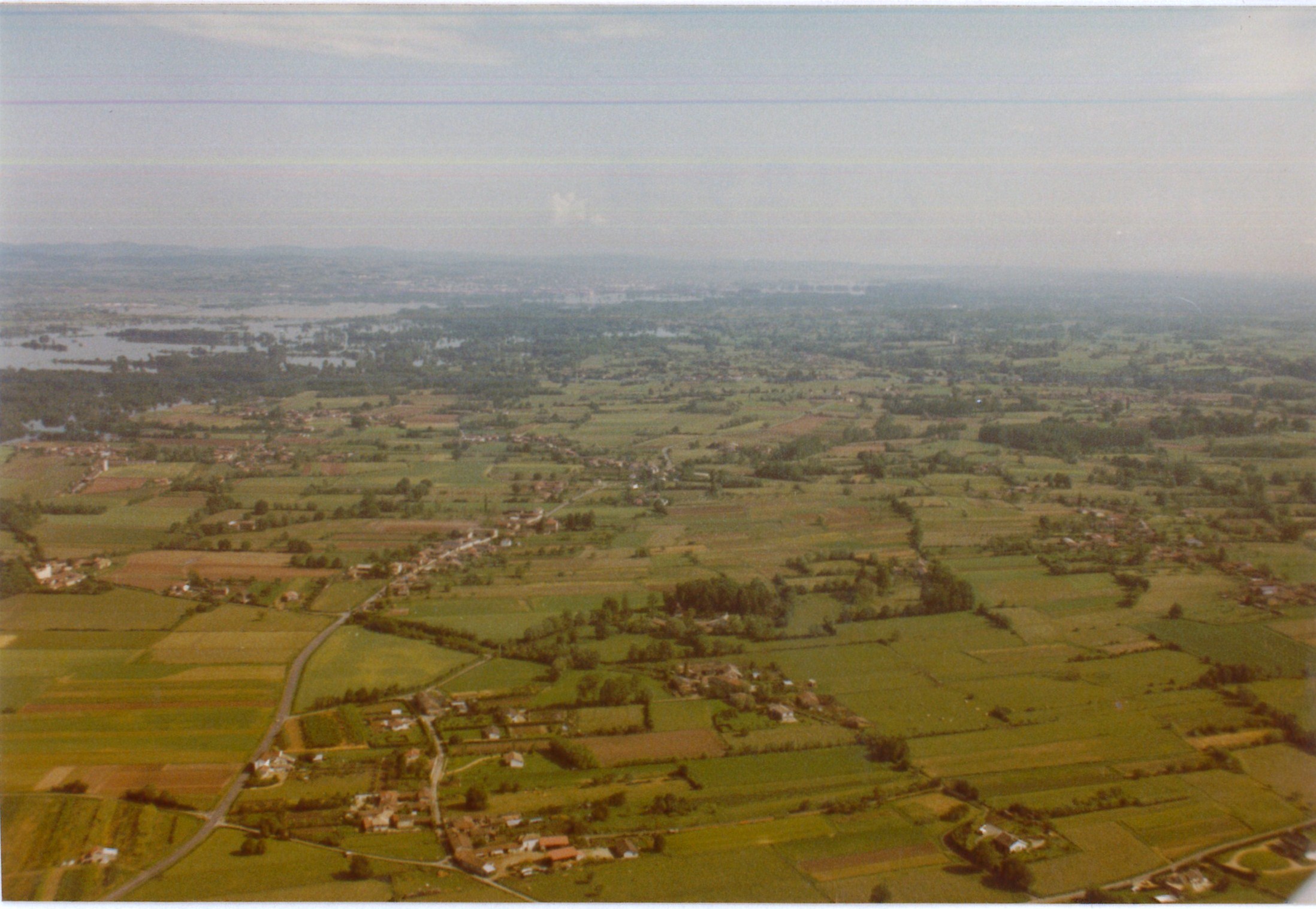 Crue de la Saône en 1983 à St Didier-sur-Chalaronne