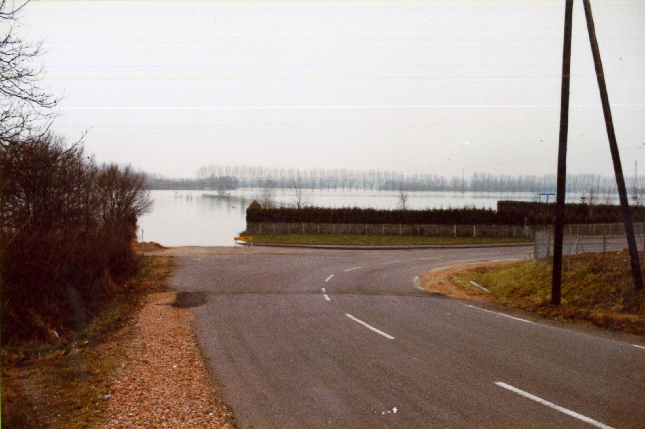 Crue de la Saône en 1981 à Tournus