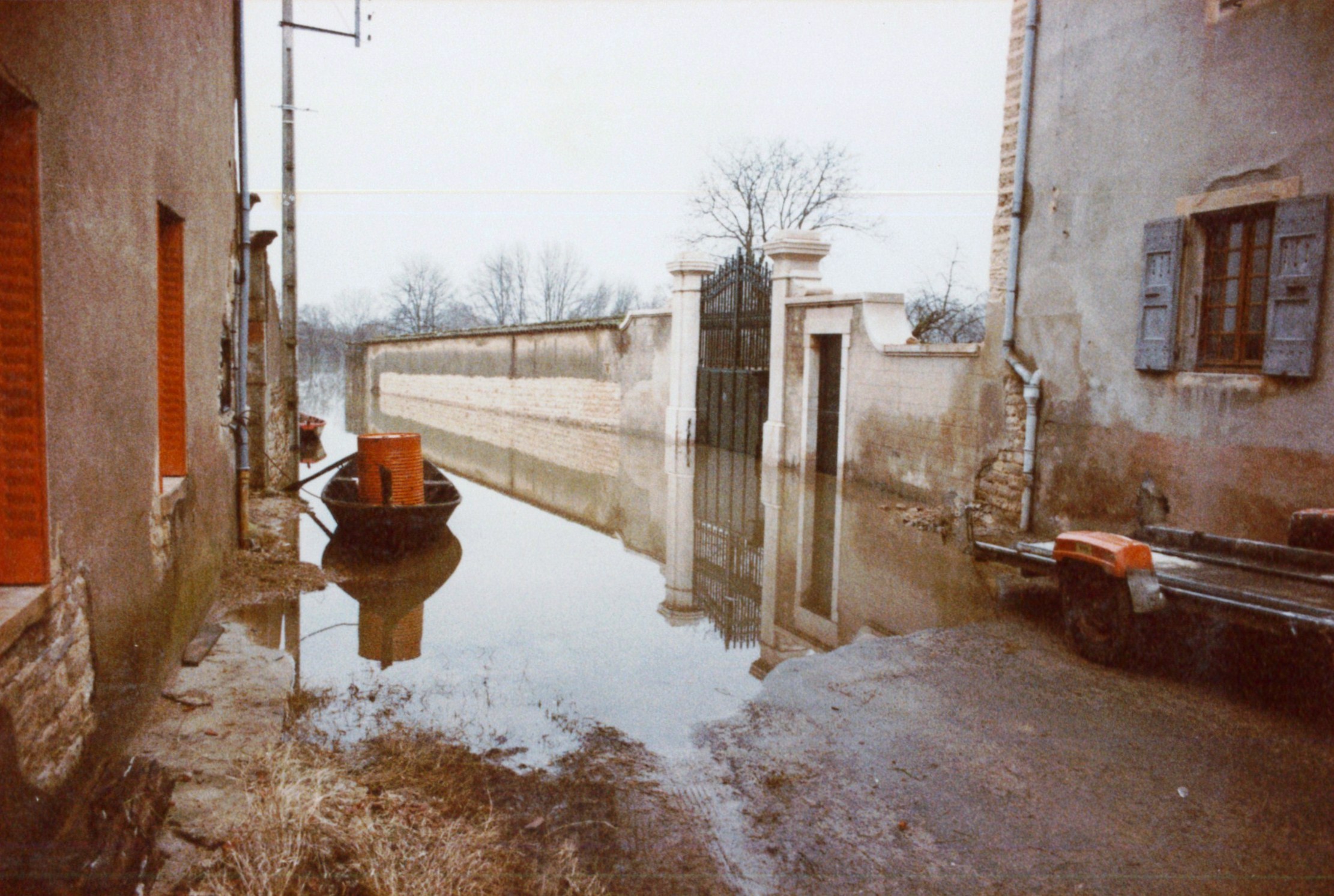 Crue de la Saône en 1981 à La Chapelle-de-Guinchay