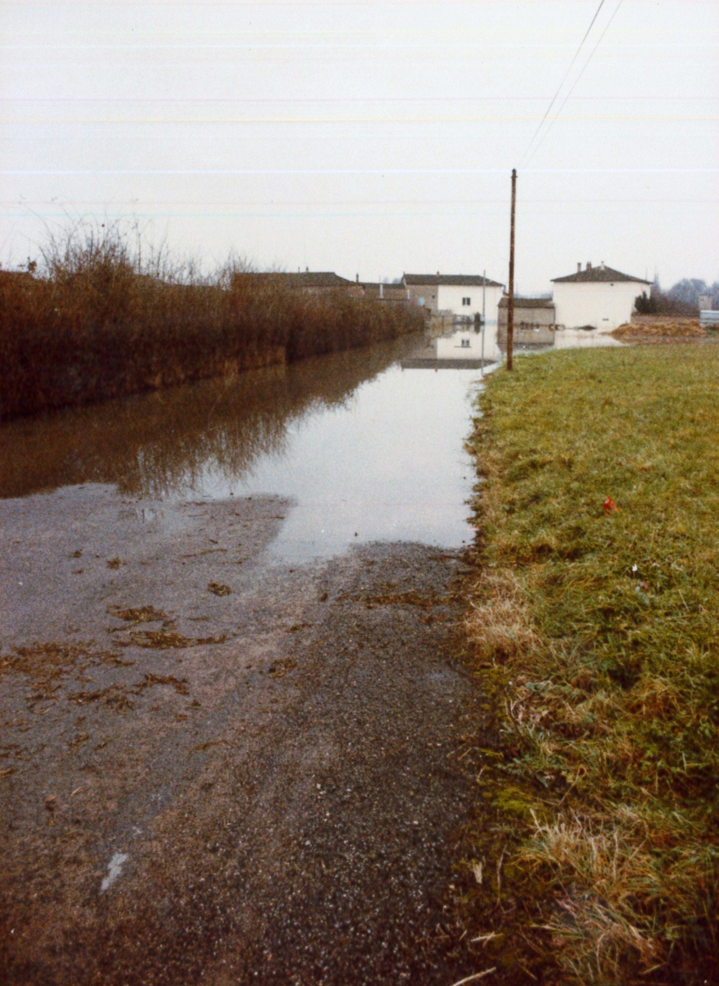 Crue de la Saône en 1981 à St Symphorien-d’Ancelles