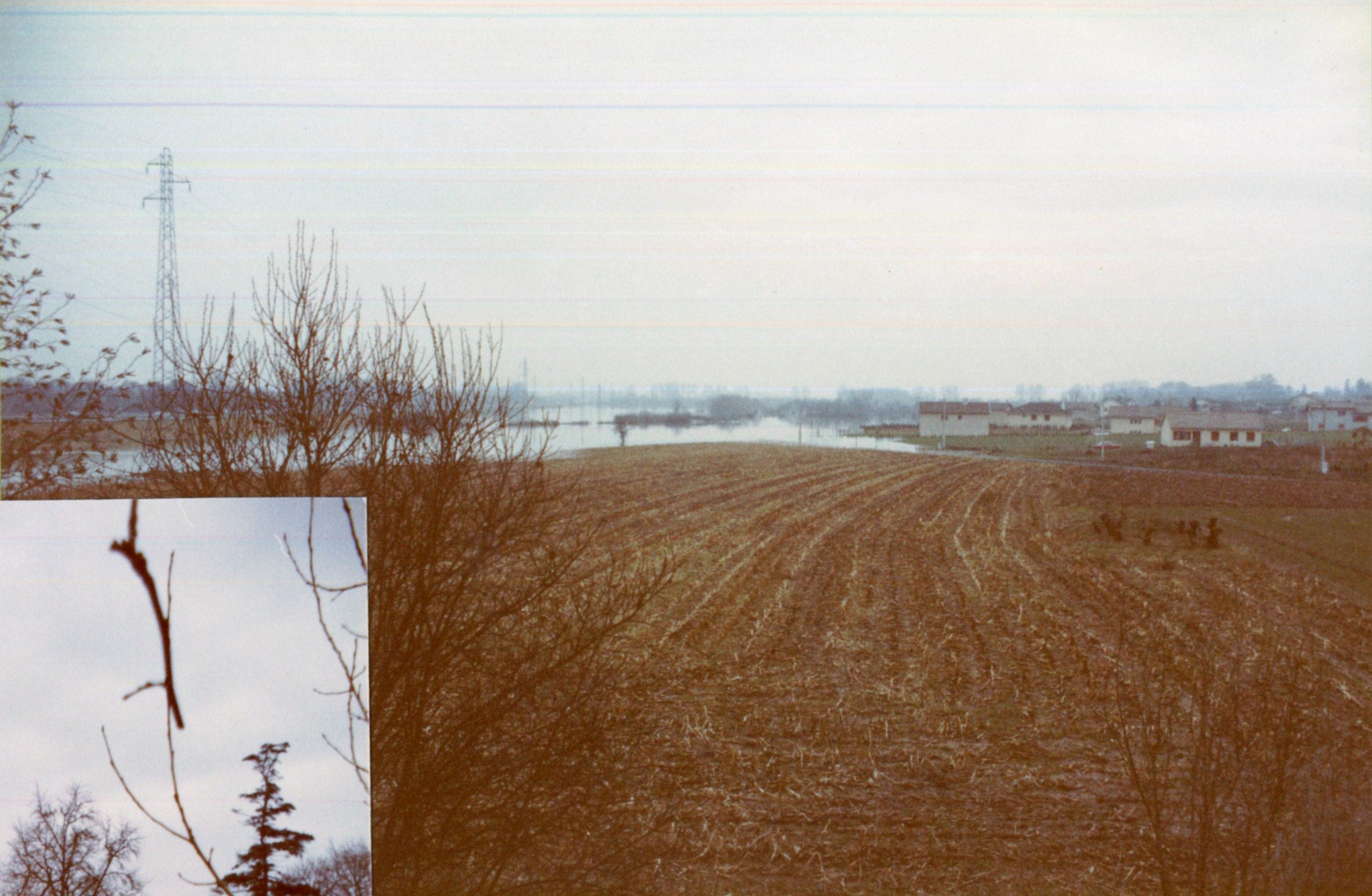 Crue de la Saône en 1981 à St Symphorien-d’Ancelles