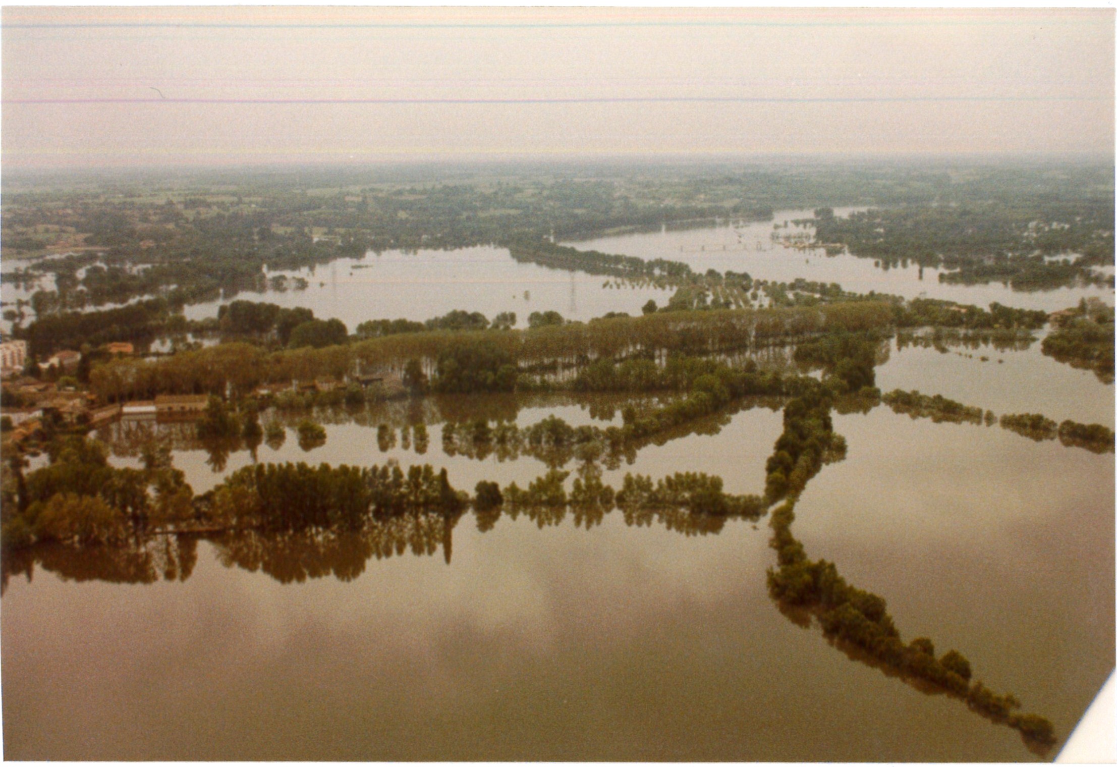 Crue de la Saône en 1983 à St Didier-sur-Chalaronne