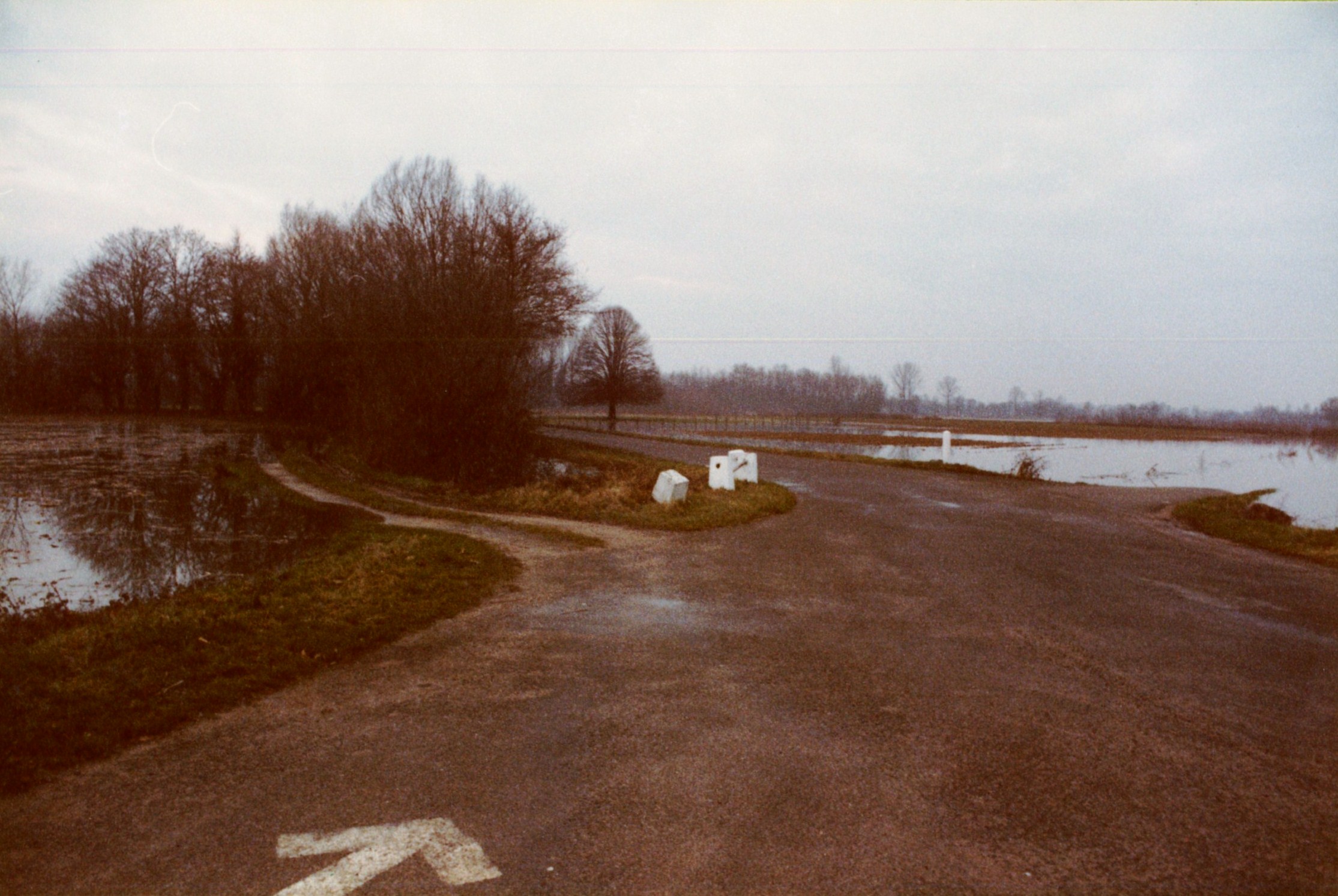 Crue de la Saône en 1981 à Lancié