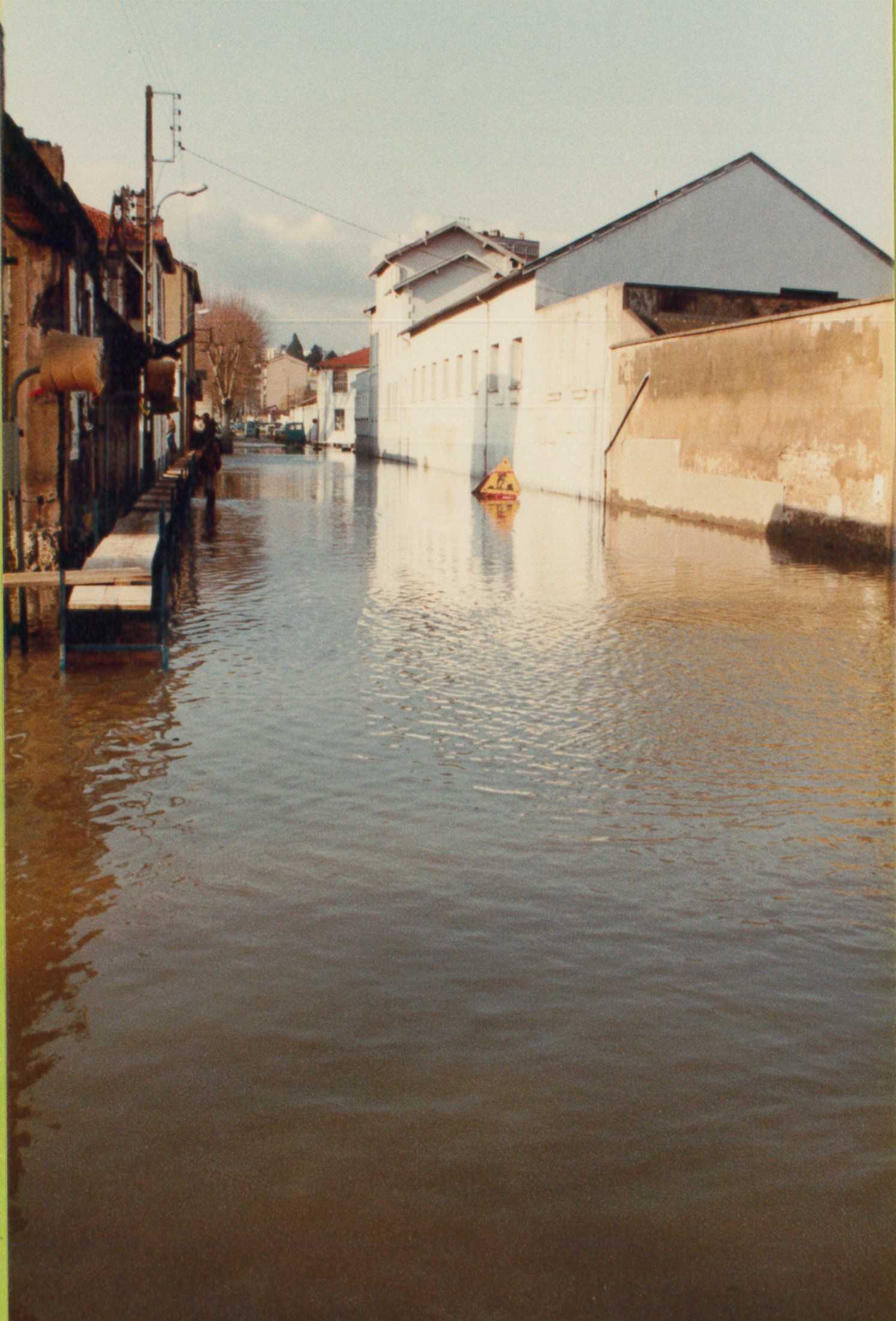 Crue de la Saône en 1982 à Mâcon