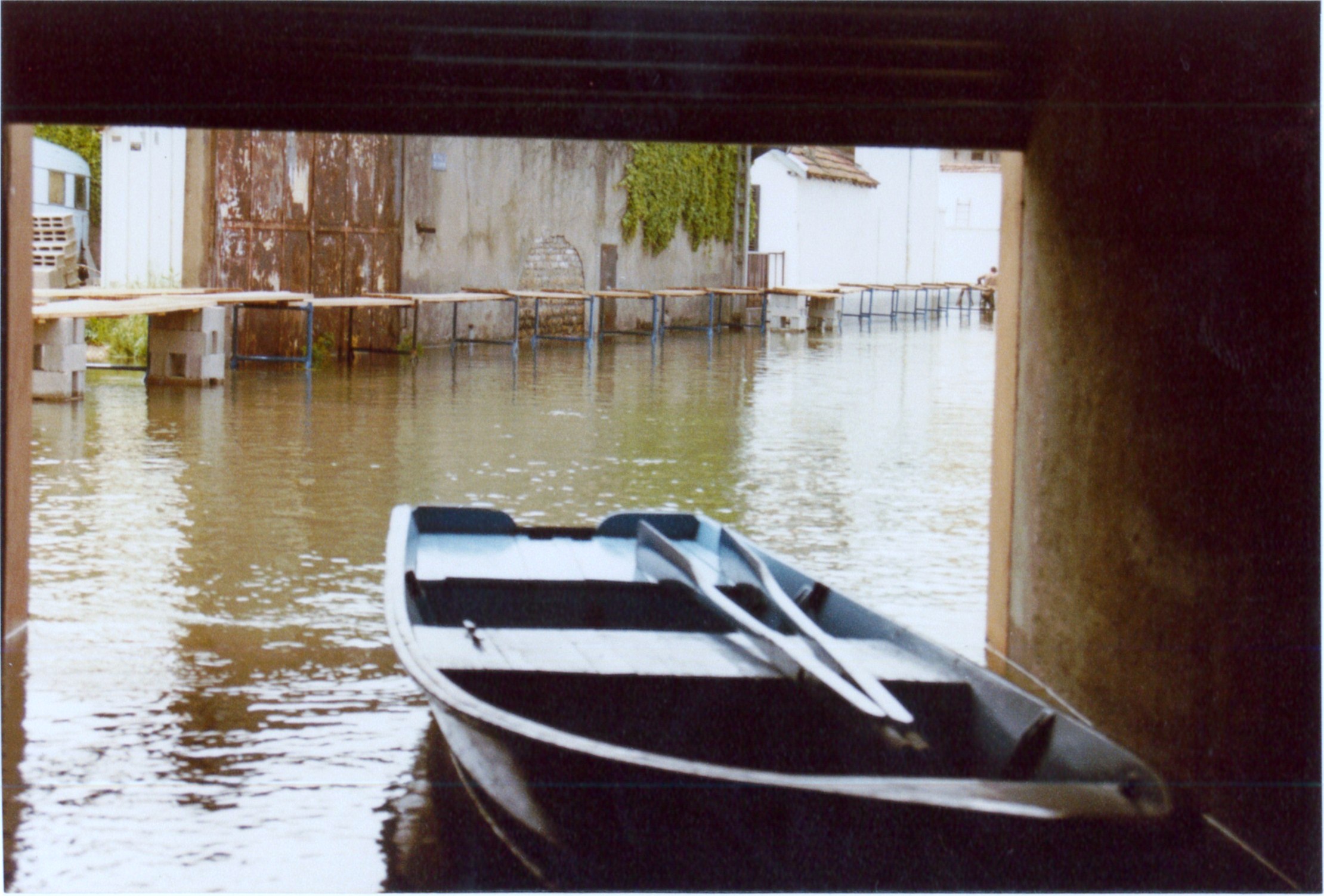 Crue de la Saône en 1983 à Mâcon