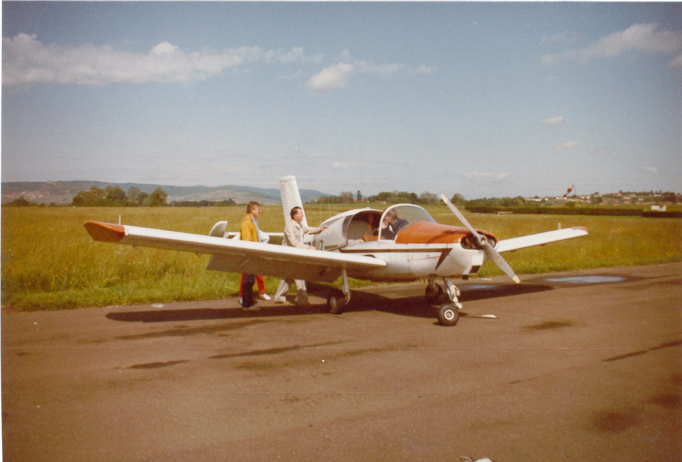 Crue de la Saône en 1983 à Mâcon