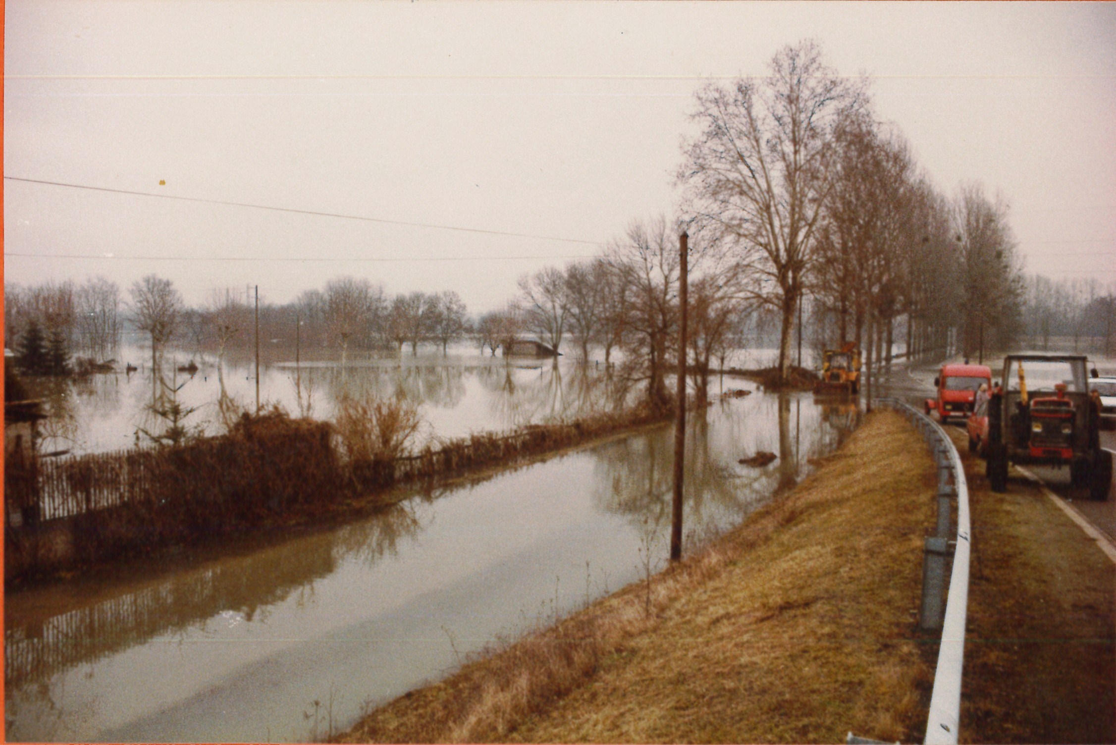 Crue de la Saône en 1981 à St Georges-de-Reneins