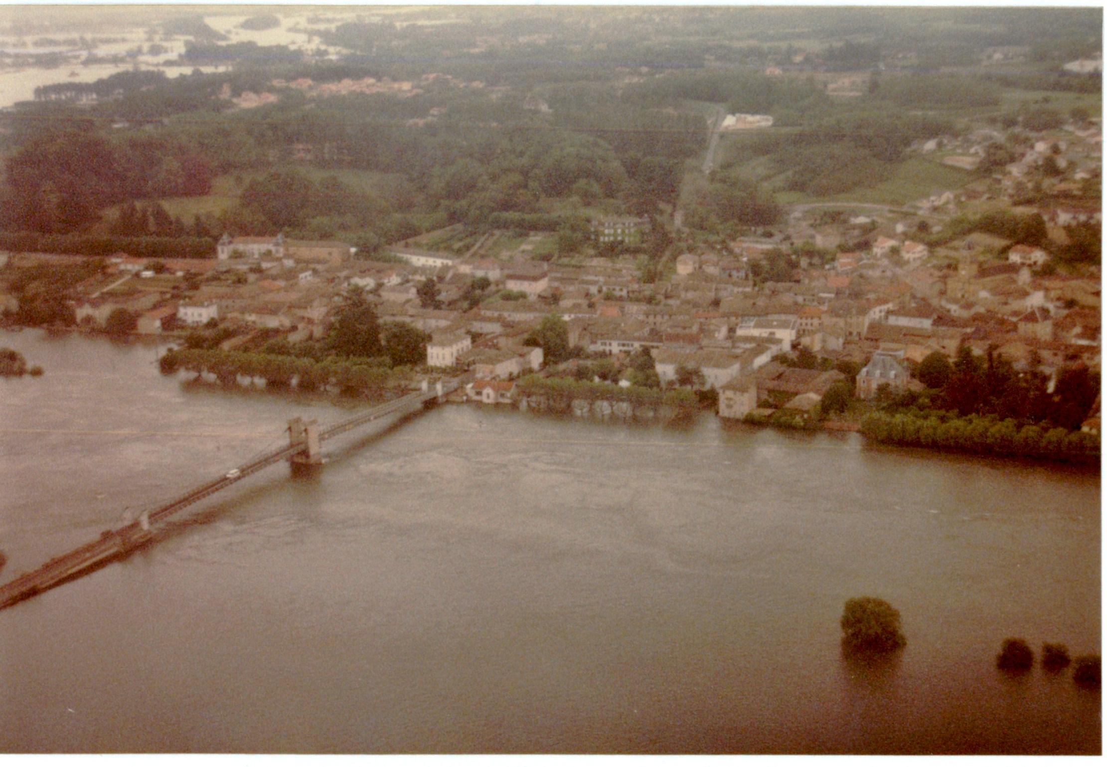 Crue de la Saône en 1983 à St Georges-de-Reneins