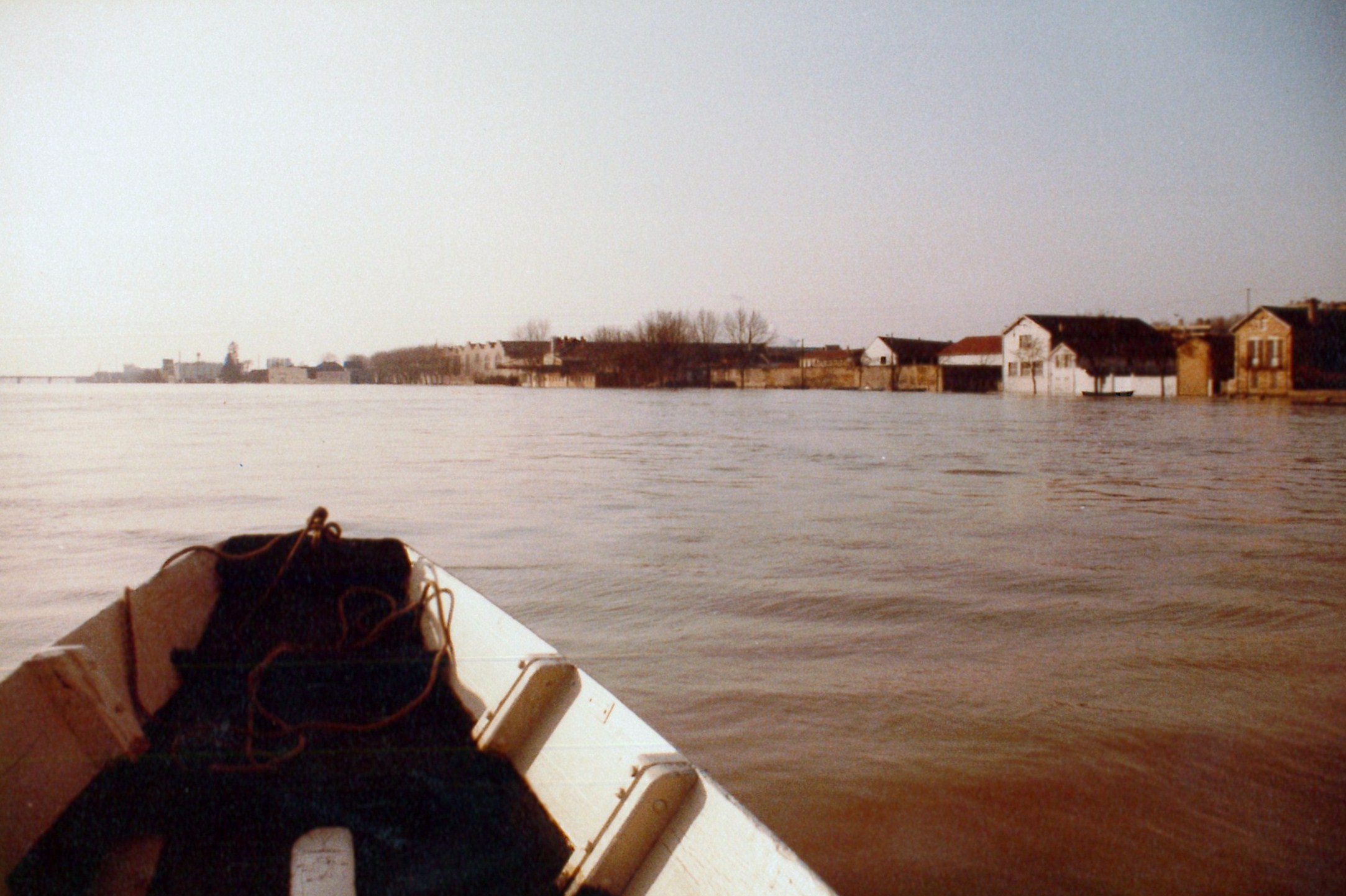 Crue de la Saône en 1982 à Mâcon