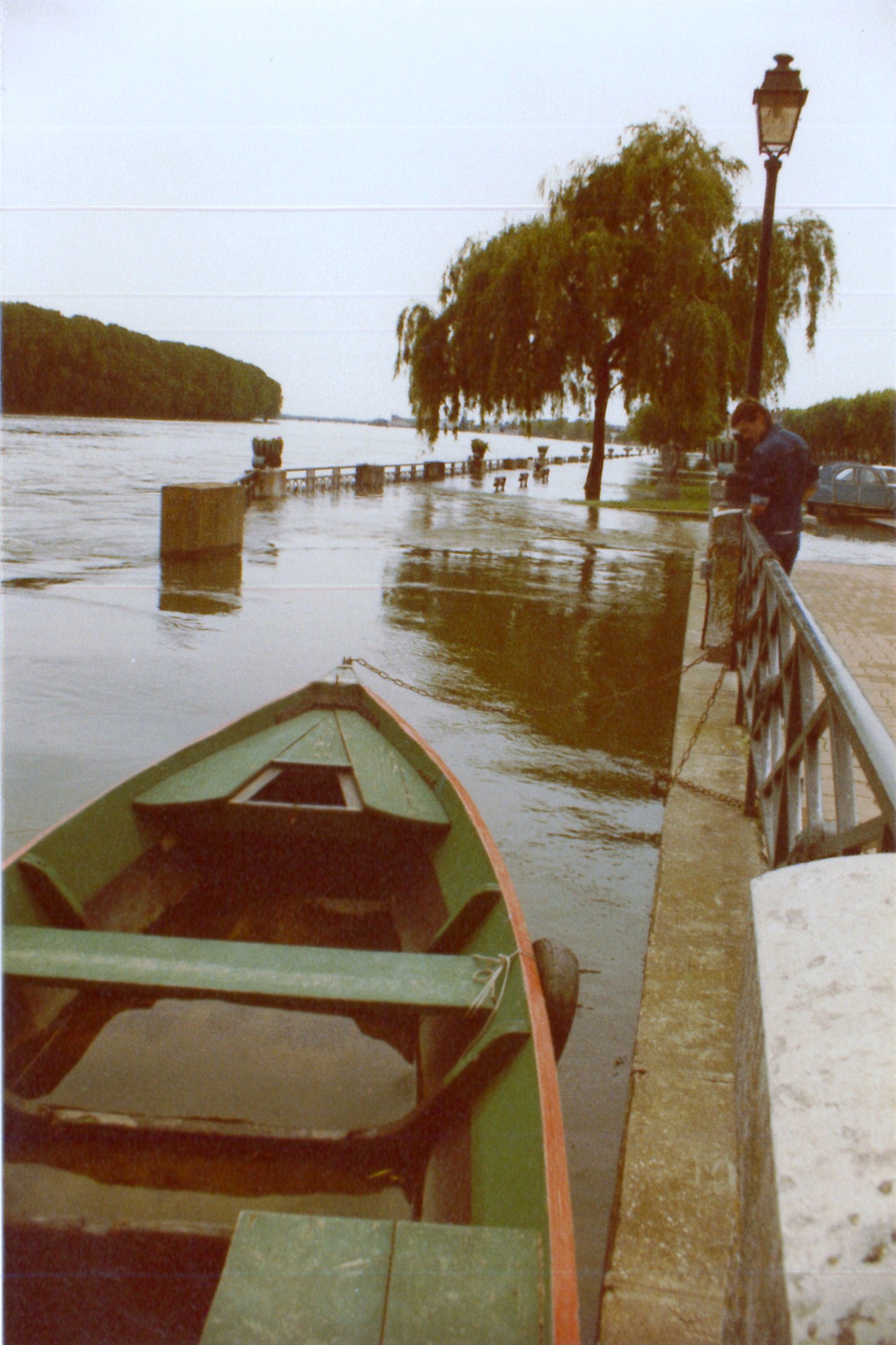 Crue de la Saône en 1983 à Mâcon