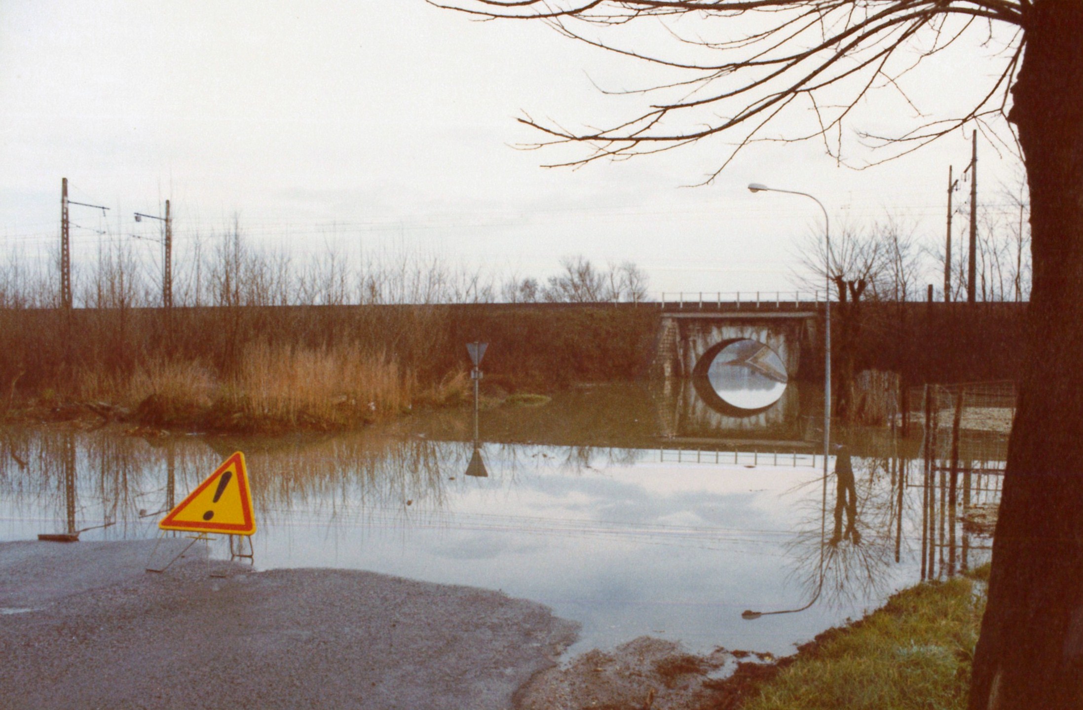 Crue de la Saône en 1981 à Anse