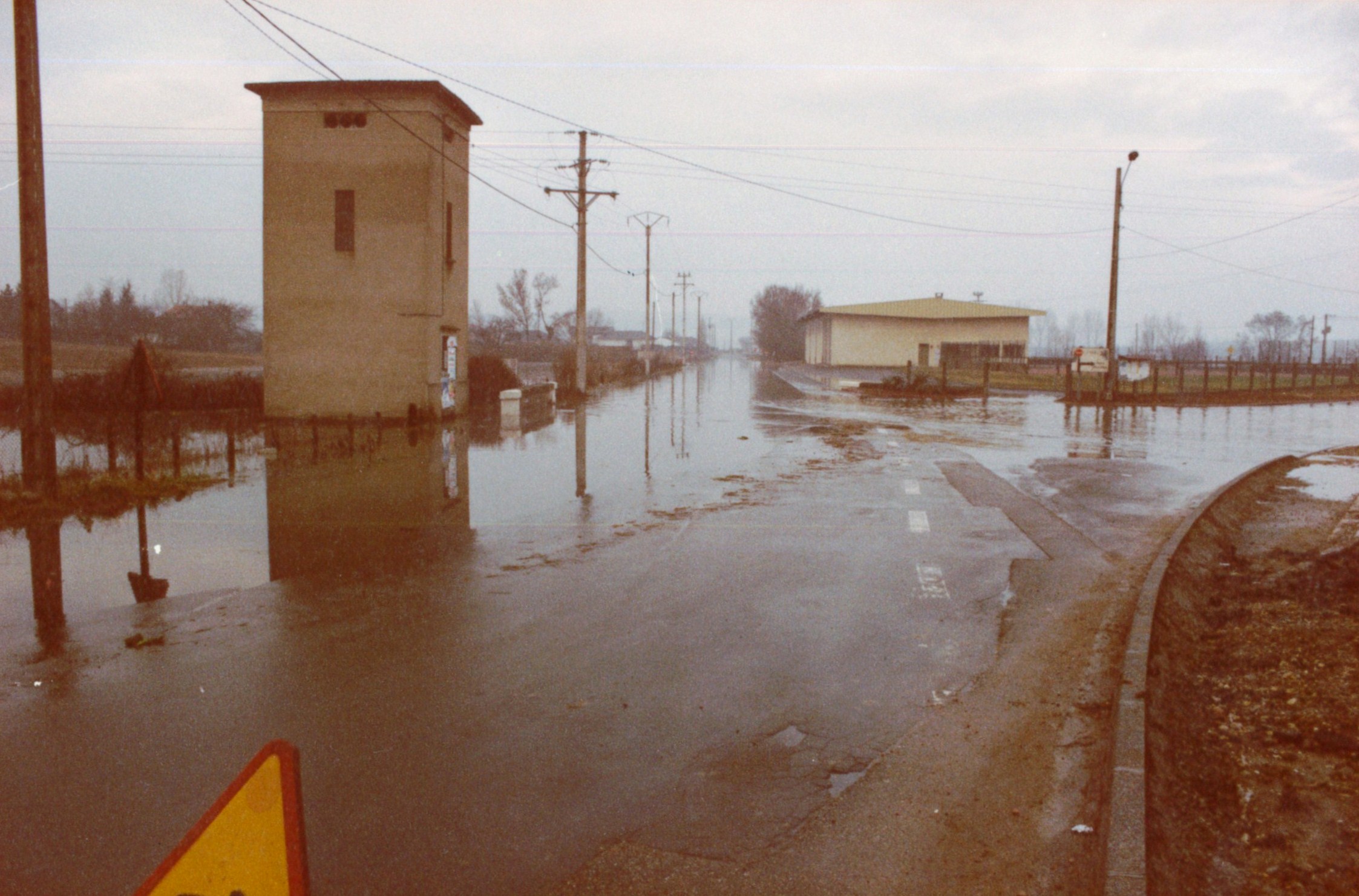 Crue de la Saône en 1981 à Quincieux