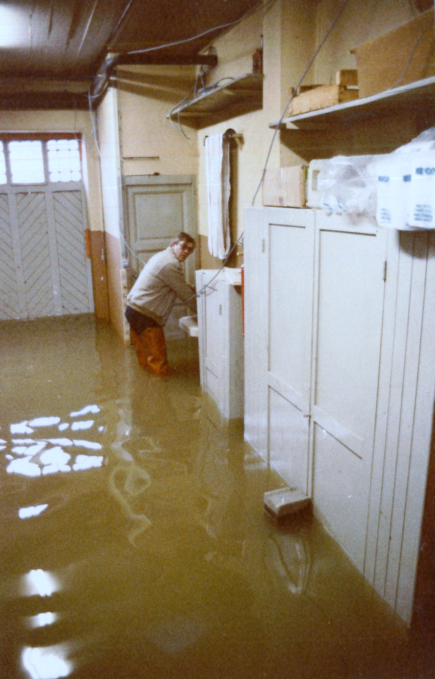 Crue de la Saône en 1981 à Mâcon