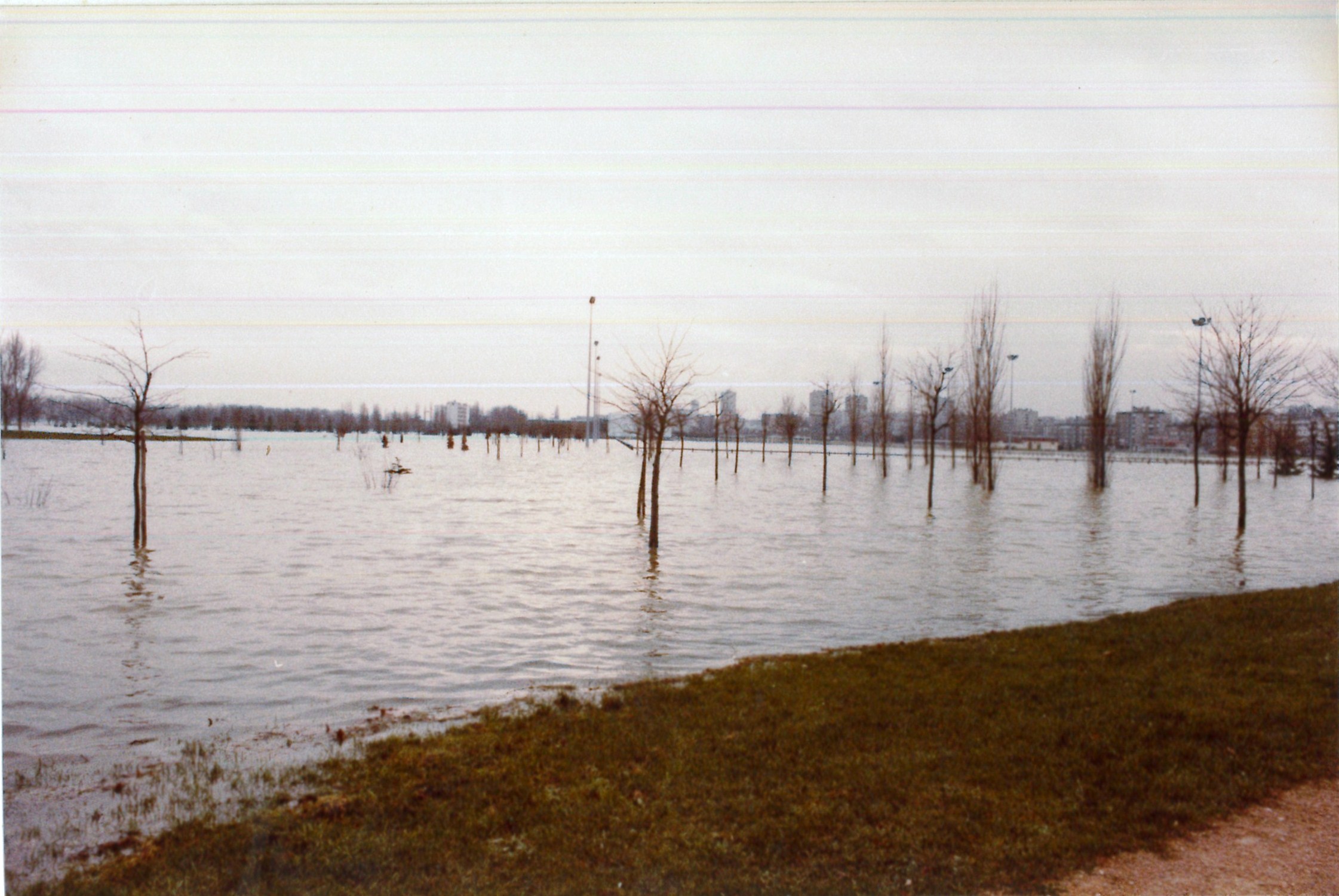 Crue de la Saône en 1981 à Mâcon