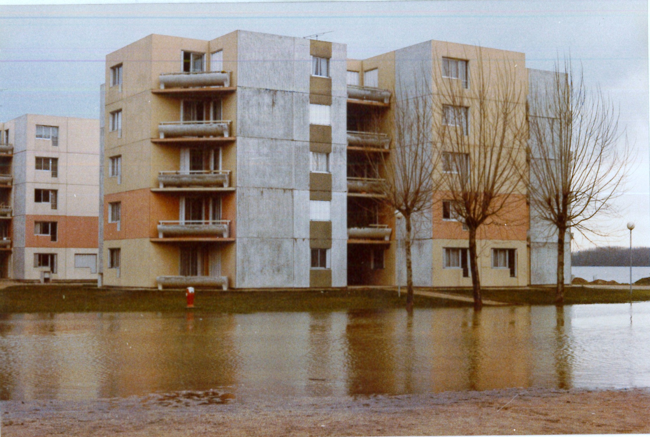 Crue de la Saône en 1981 à St Laurent-sur-Saône