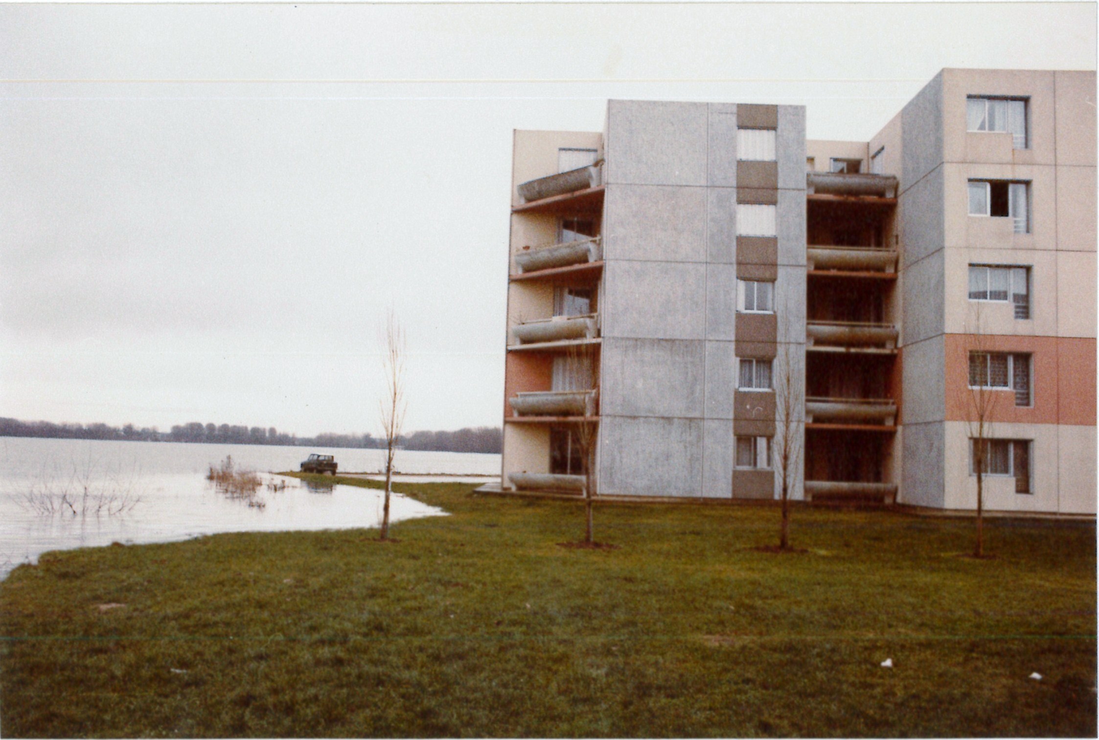 Crue de la Saône en 1981 à St Laurent-sur-Saône