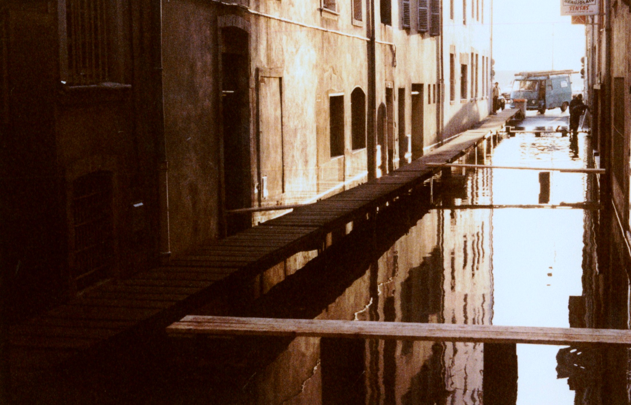 Crue de la Saône en 1981 à Mâcon