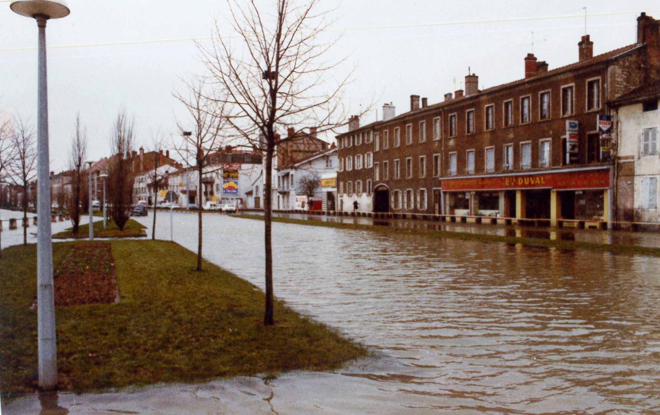 Crue de la Saône en 1981 à Mâcon